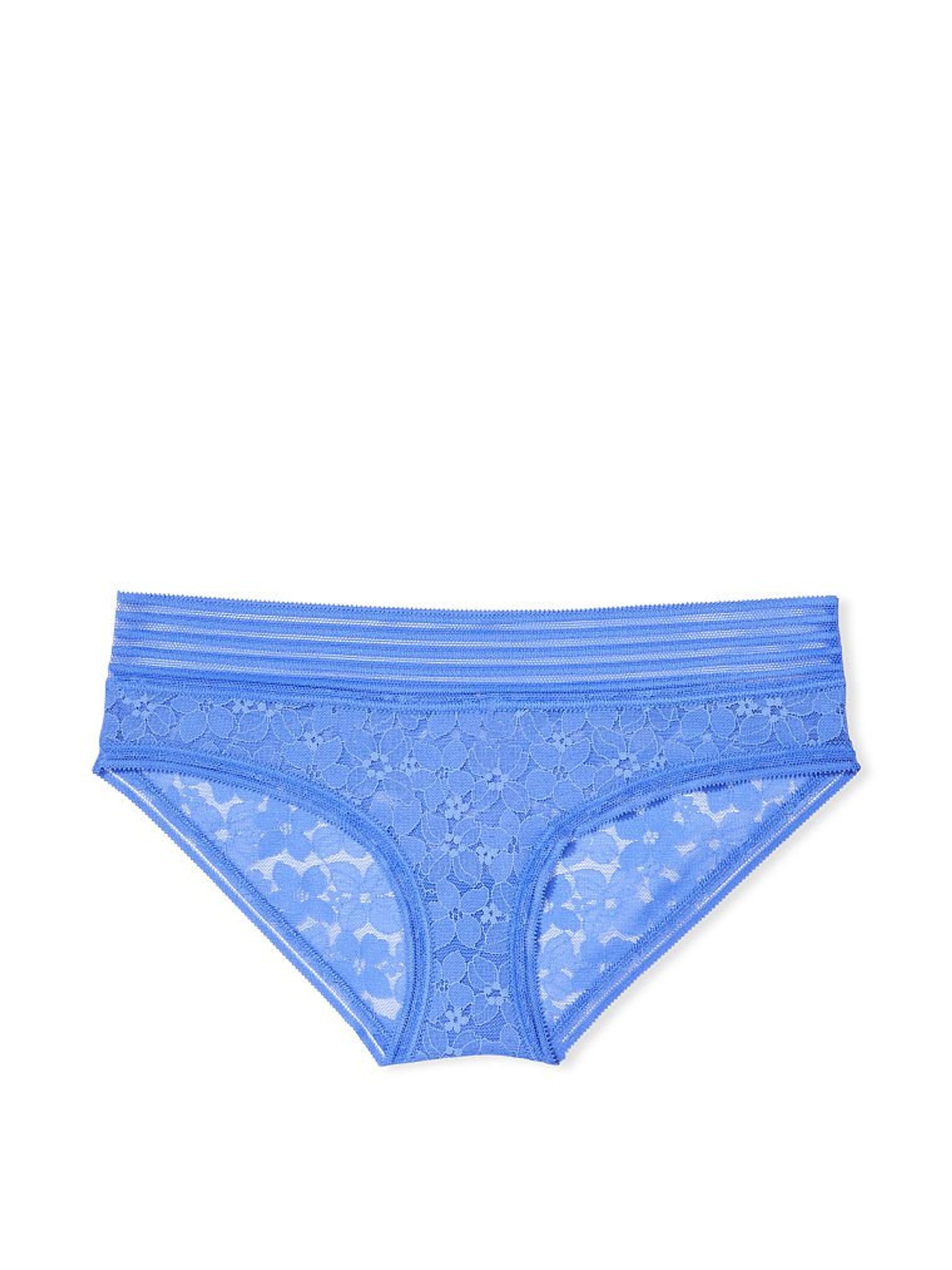 Rendezvous Blue Lace Hipster Knickers - Image 3 of 4