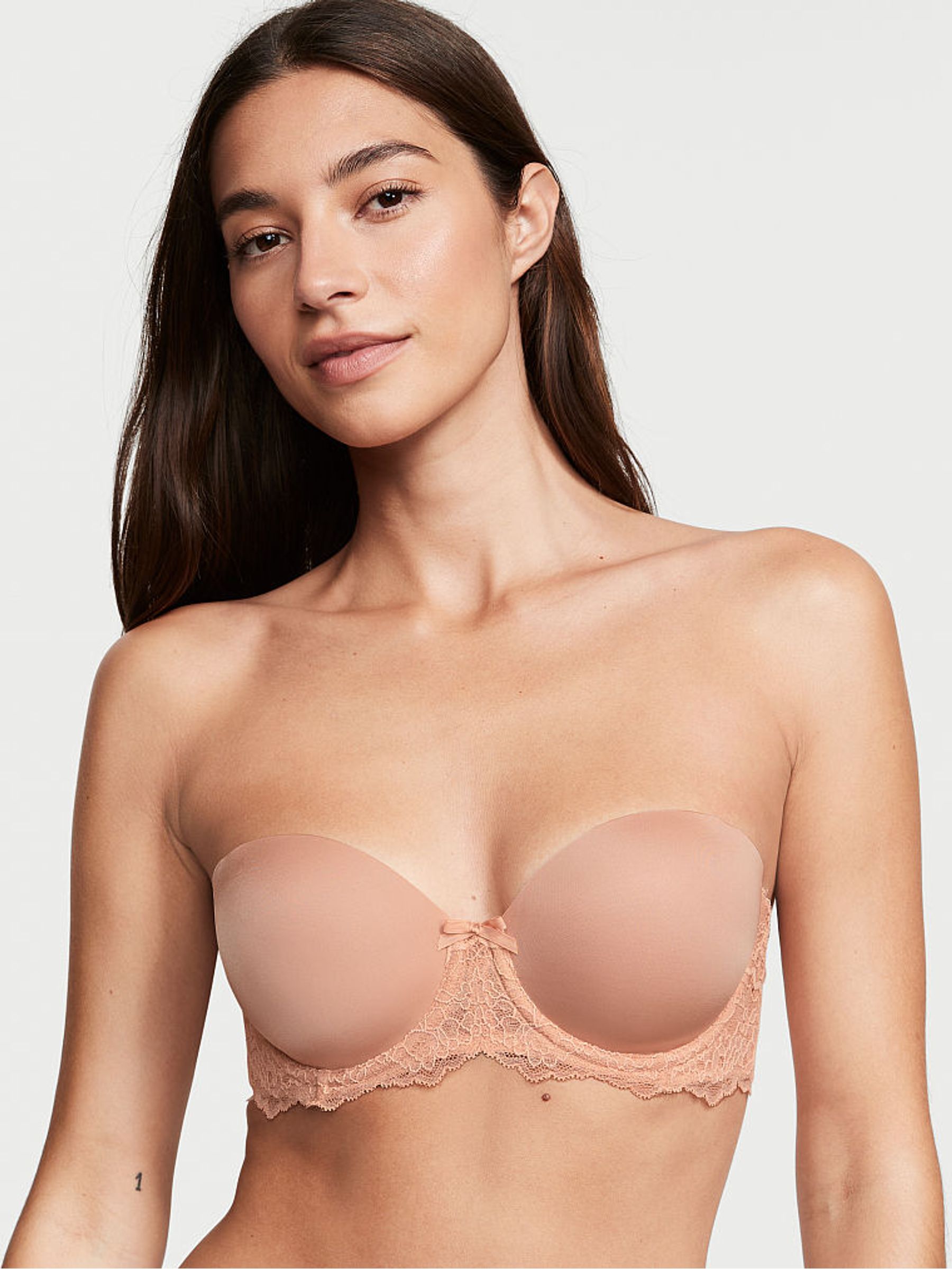 Evening Blush Gold Floral Lace Multiway Strapless Bra - Image 1 of 3