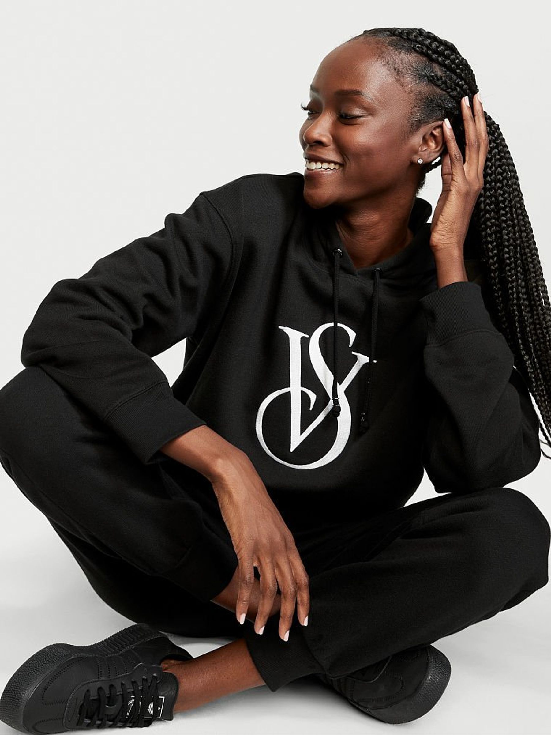 Black Fleece Lounge High Waist Jogger - Image 3 of 4