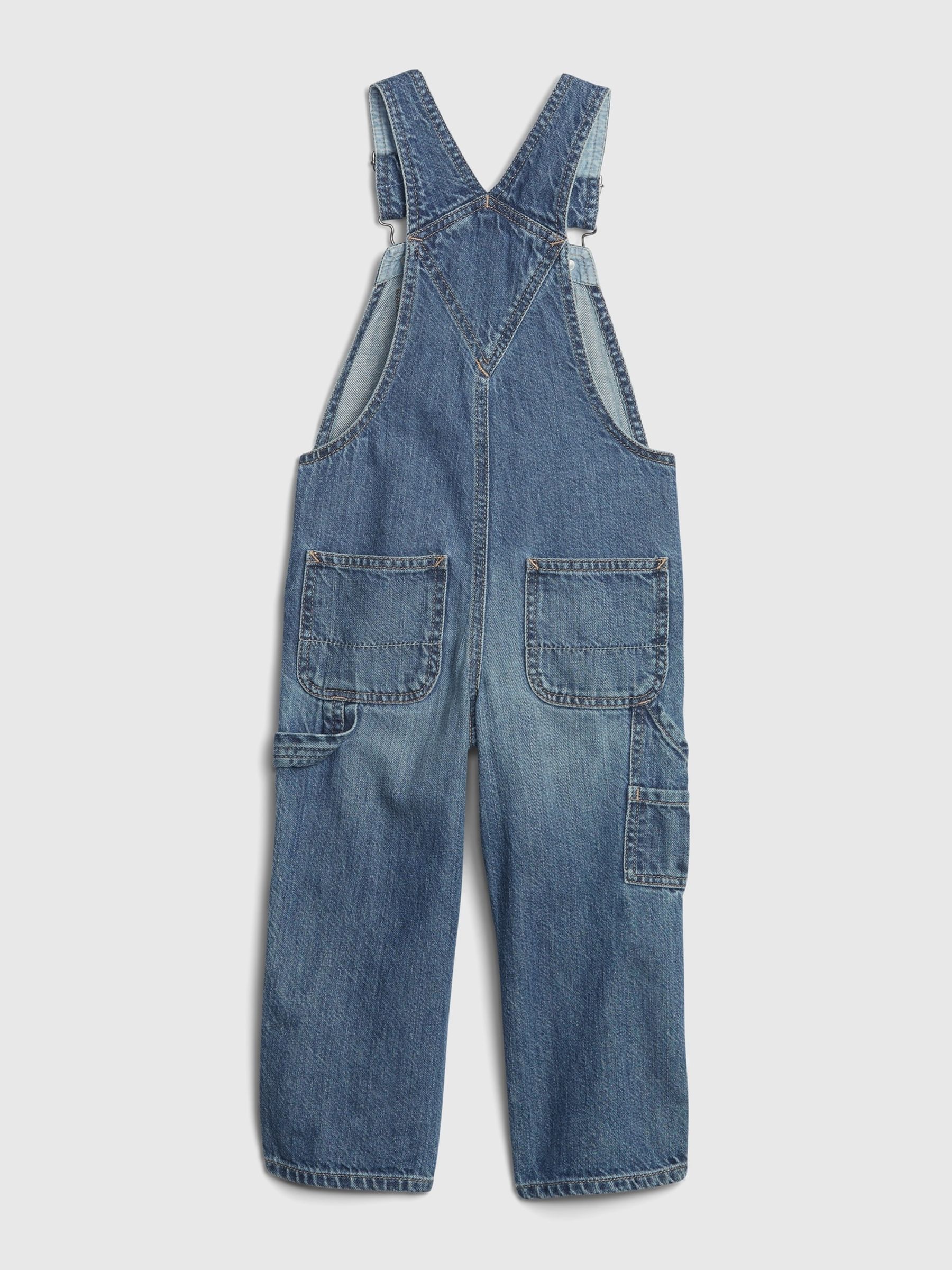 Blue Cotton Denim Dungarees (12mths-6yrs) - Image 2 of 3