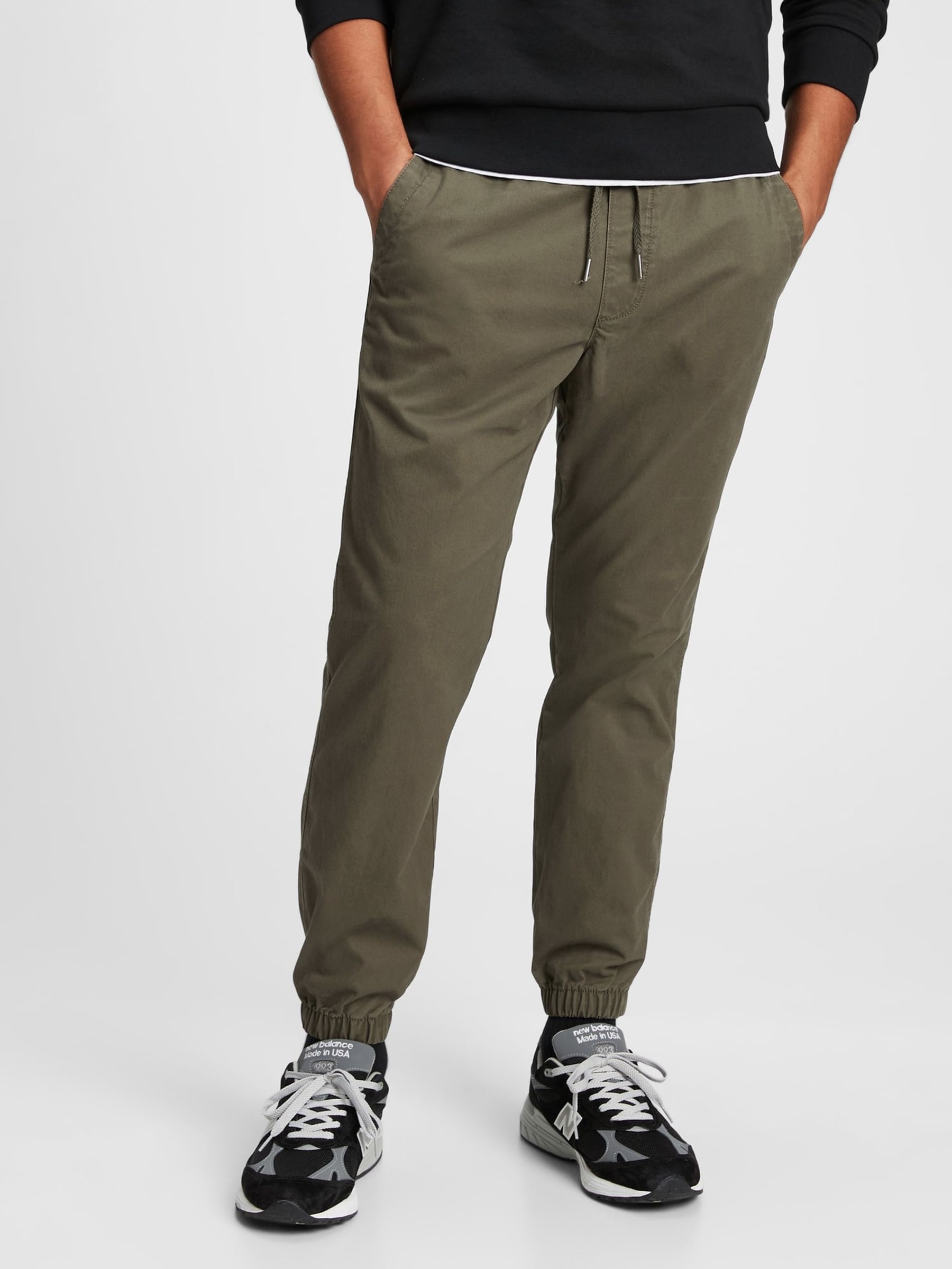 Dark Green GapFlex Essential Joggers - Image 1 of 2