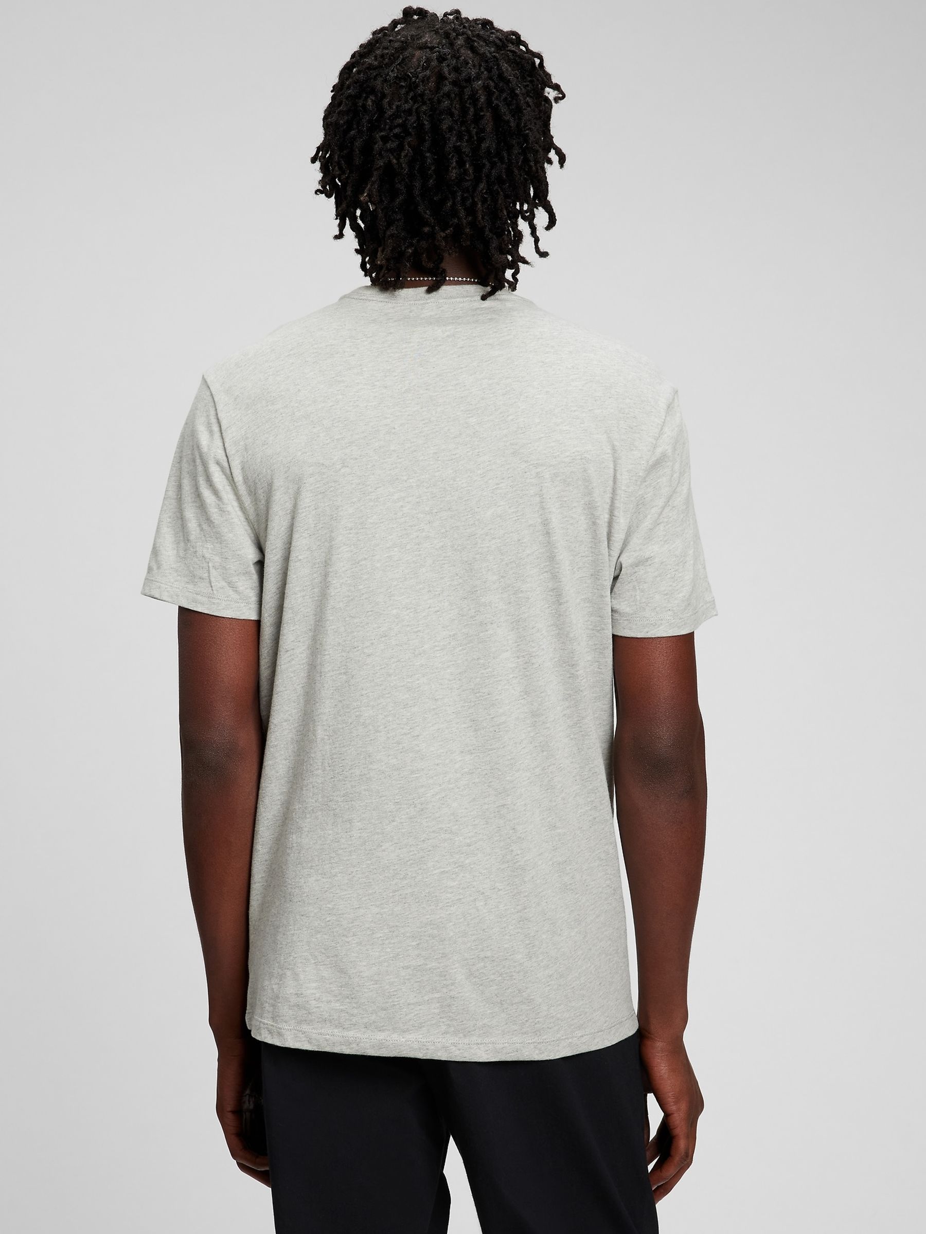 Grey Logo Short Sleeve Crew Neck T Shirt - Image 2 of 7