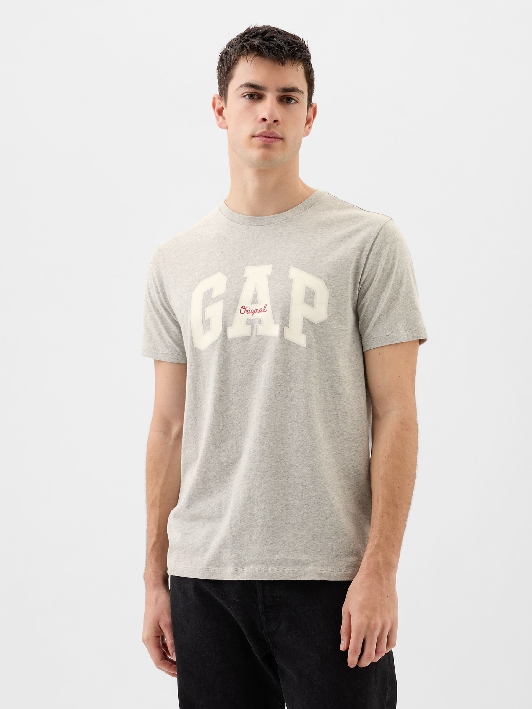 Grey Logo Short Sleeve Crew Neck T Shirt - Image 3 of 7