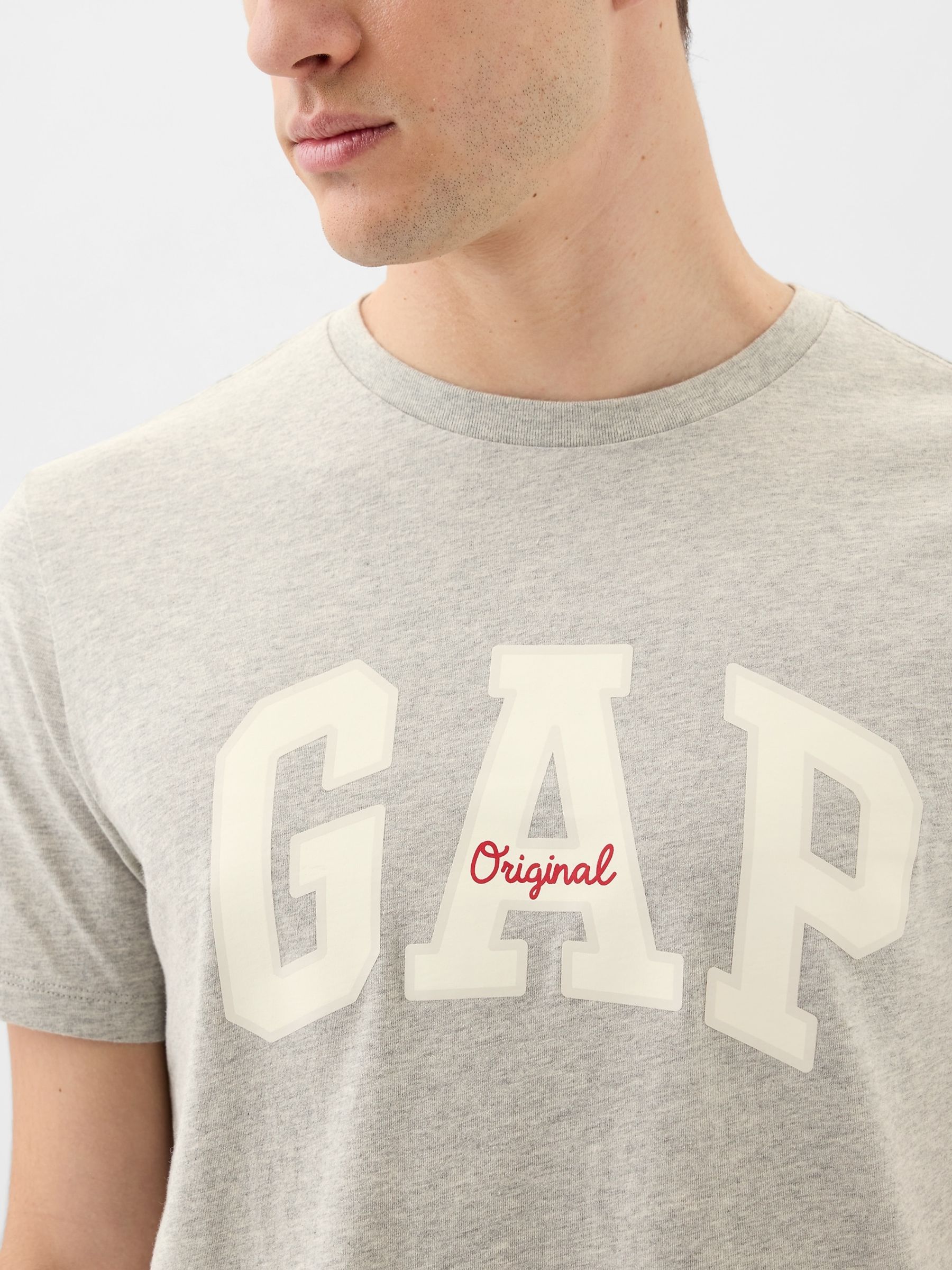 Grey Logo Short Sleeve Crew Neck T Shirt - Image 5 of 7