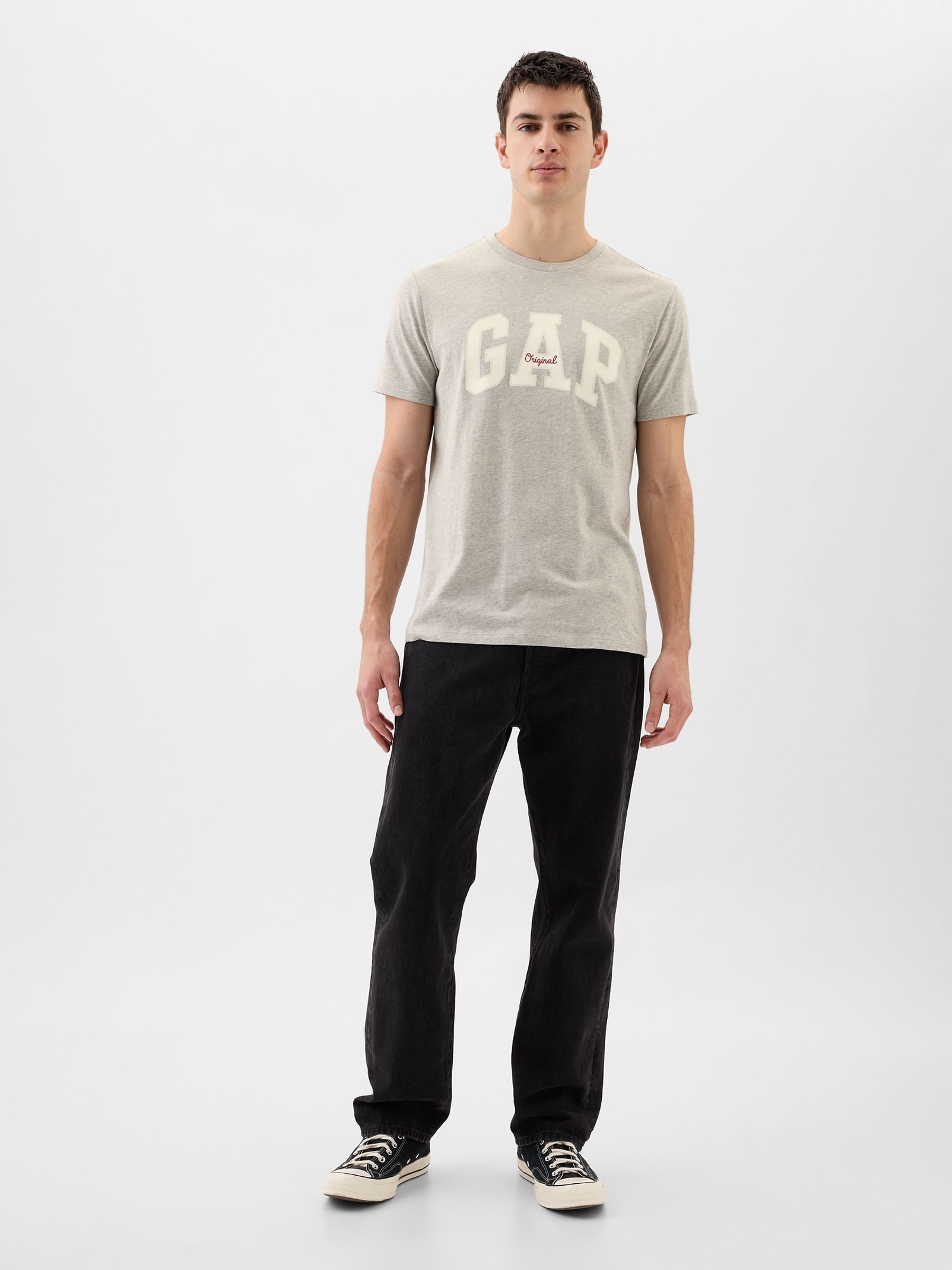 Grey Logo Short Sleeve Crew Neck T Shirt - Image 6 of 7