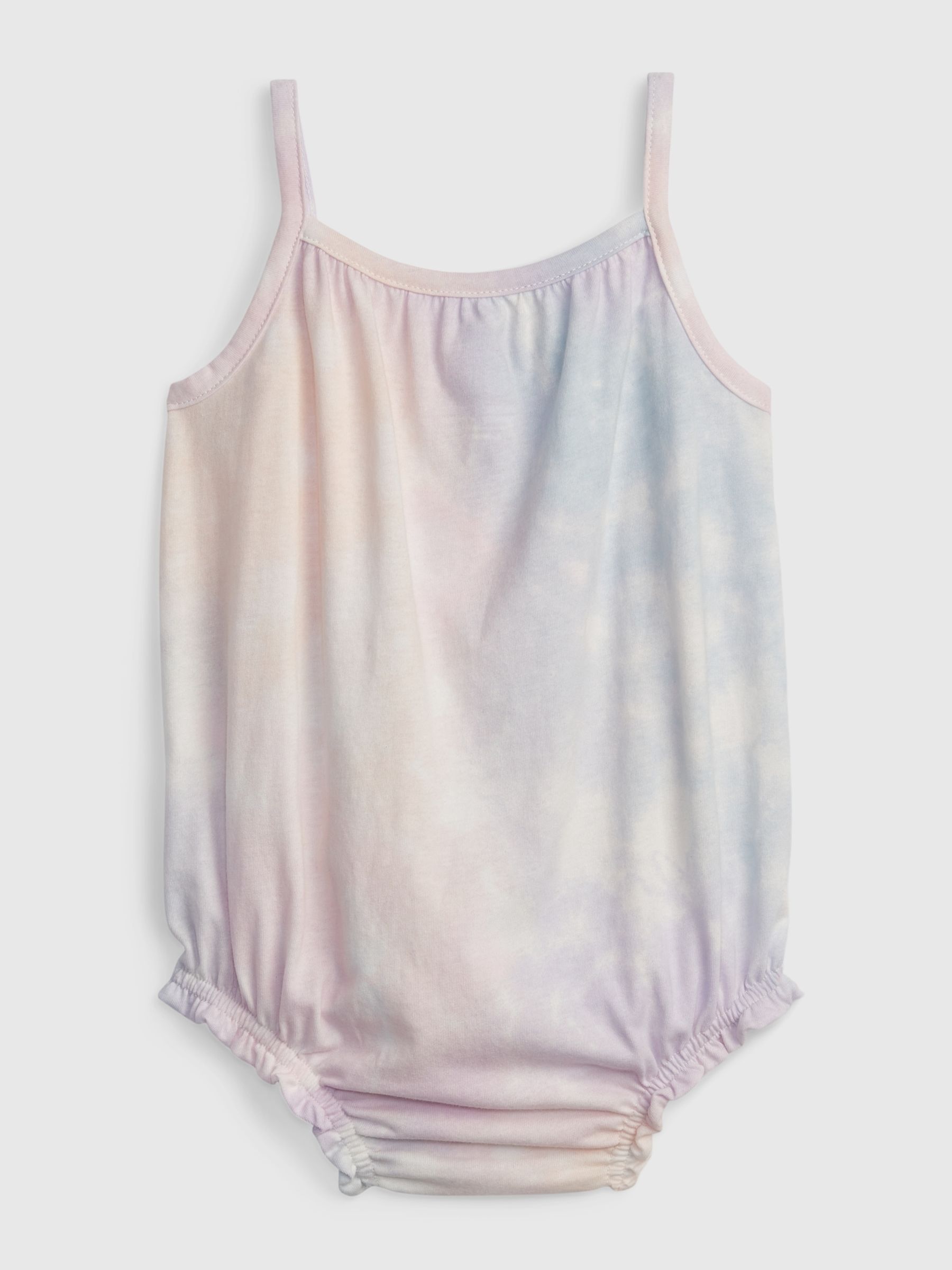 Pink Tie Dye Baby Bubble Shorty - Image 2 of 3