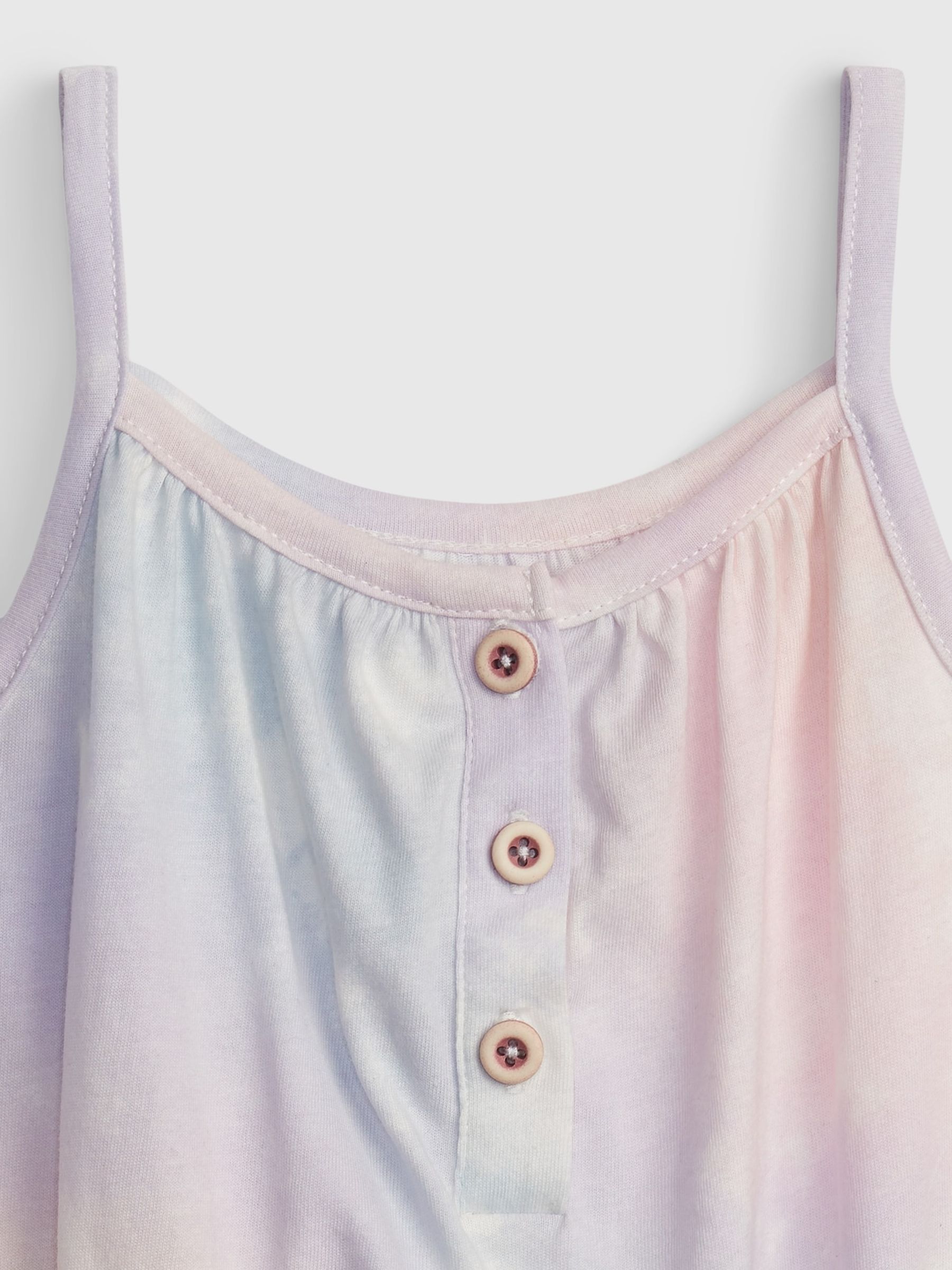 Pink Tie Dye Baby Bubble Shorty - Image 3 of 3