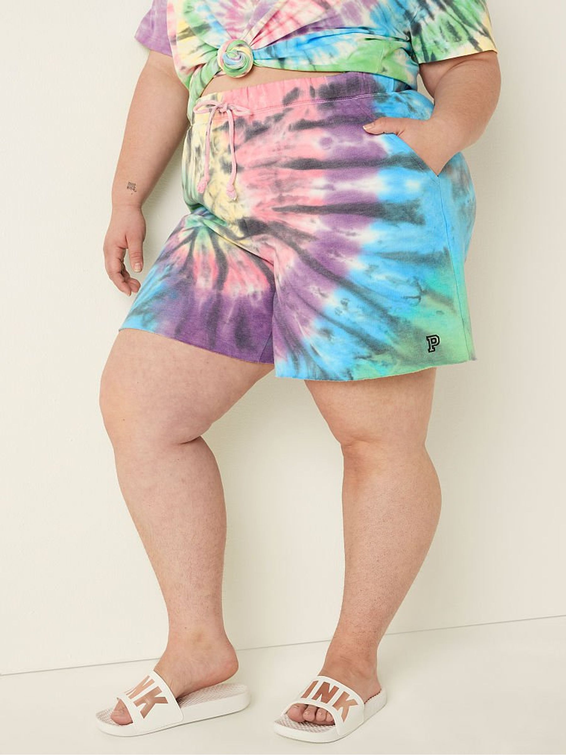 Spiral Tie Dye Dad Short - Image 1 of 5