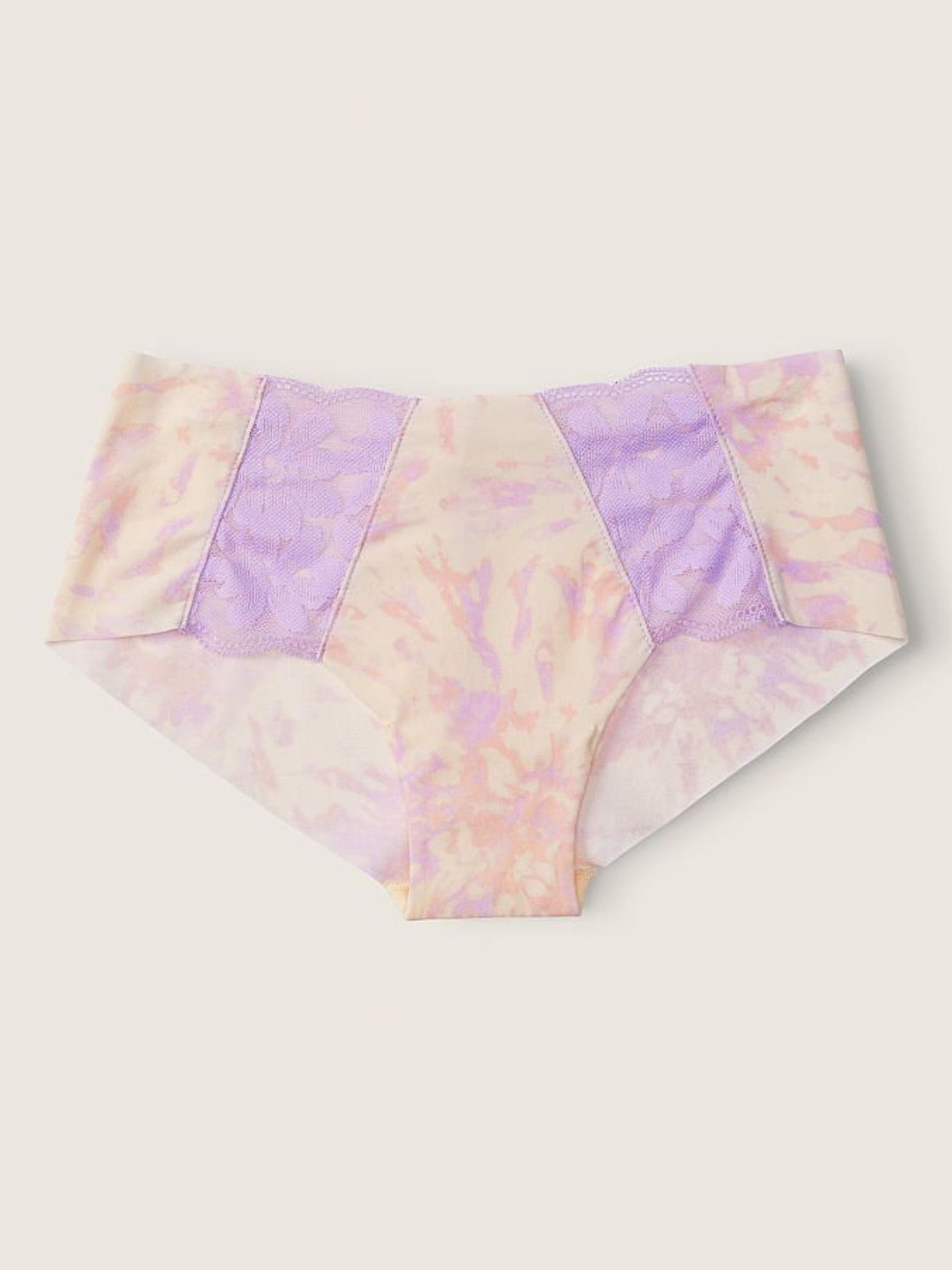 Tie Dye Petal Purple No Show Hipster Knickers - Image 1 of 1