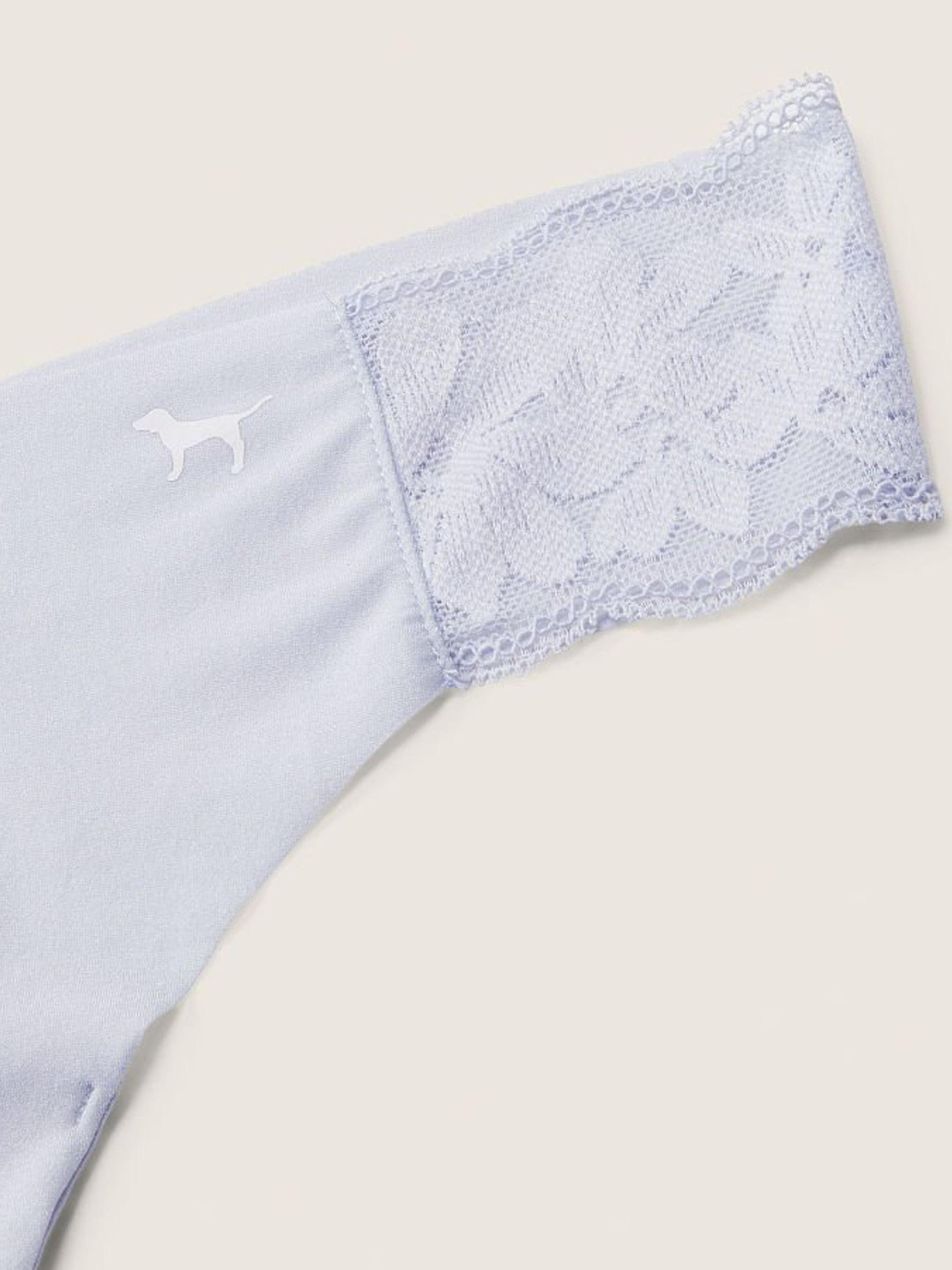 Arctic Ice Blue No Show Thong Knickers - Image 2 of 2