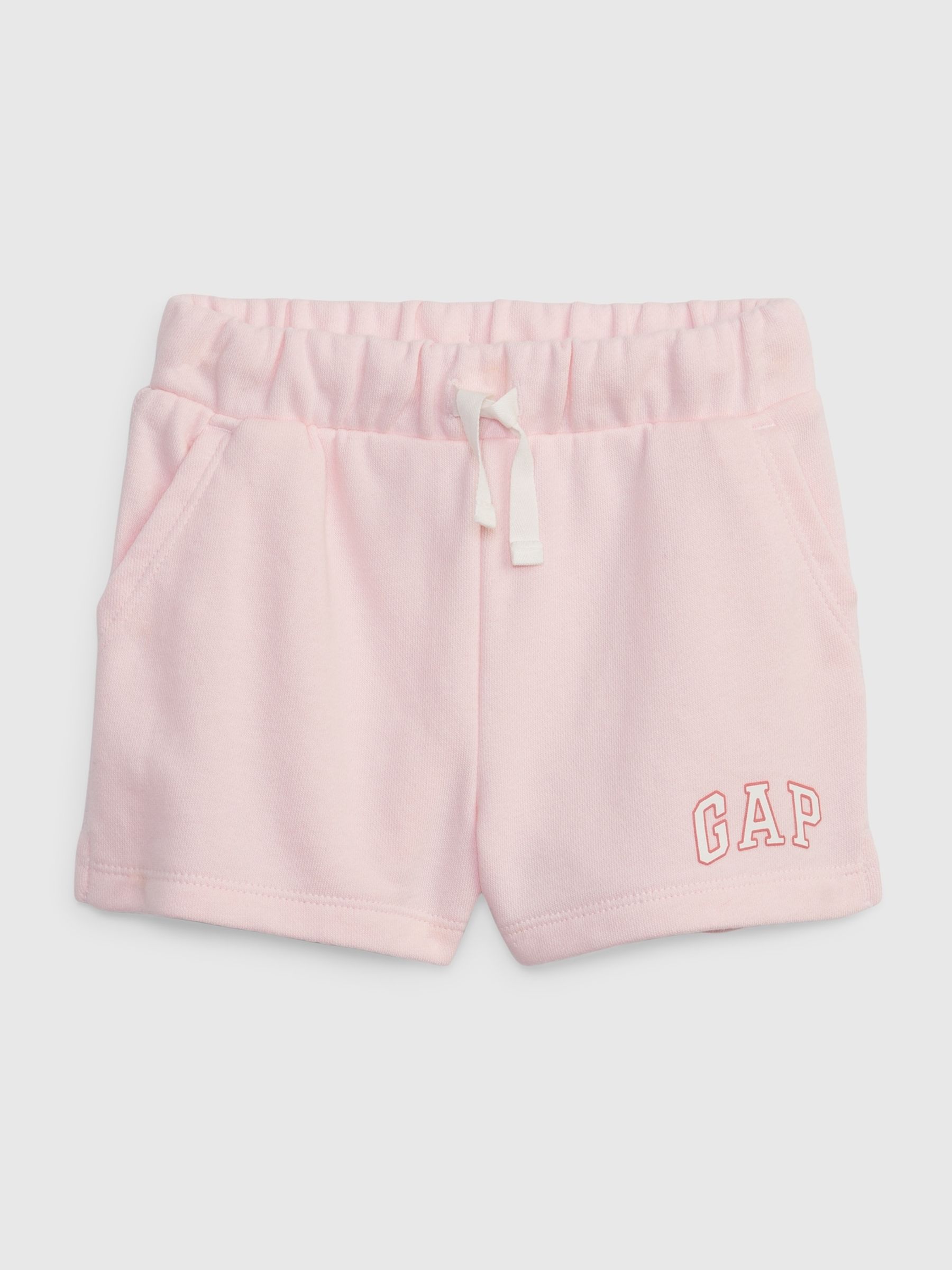Pink Logo Pull On Jogger Shorts - Image 1 of 4