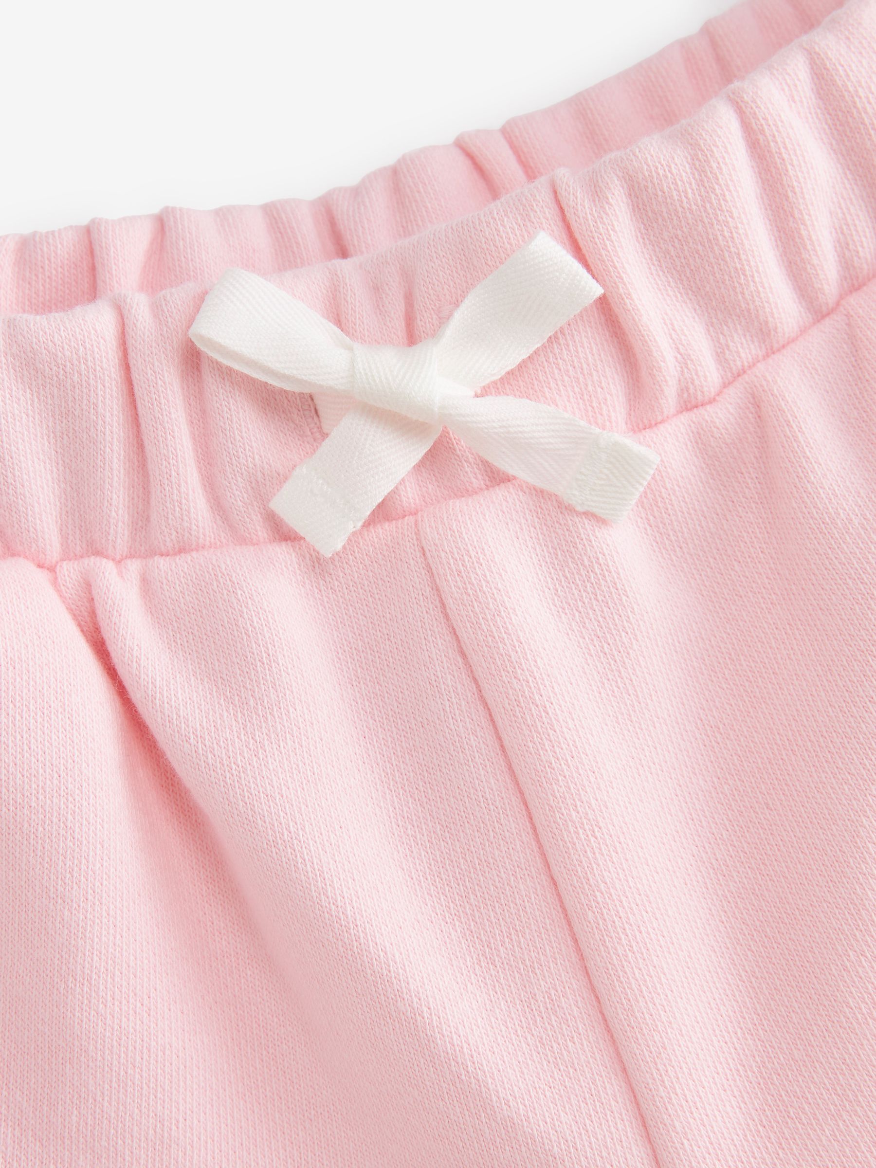 Pink Logo Pull On Jogger Shorts - Image 3 of 4
