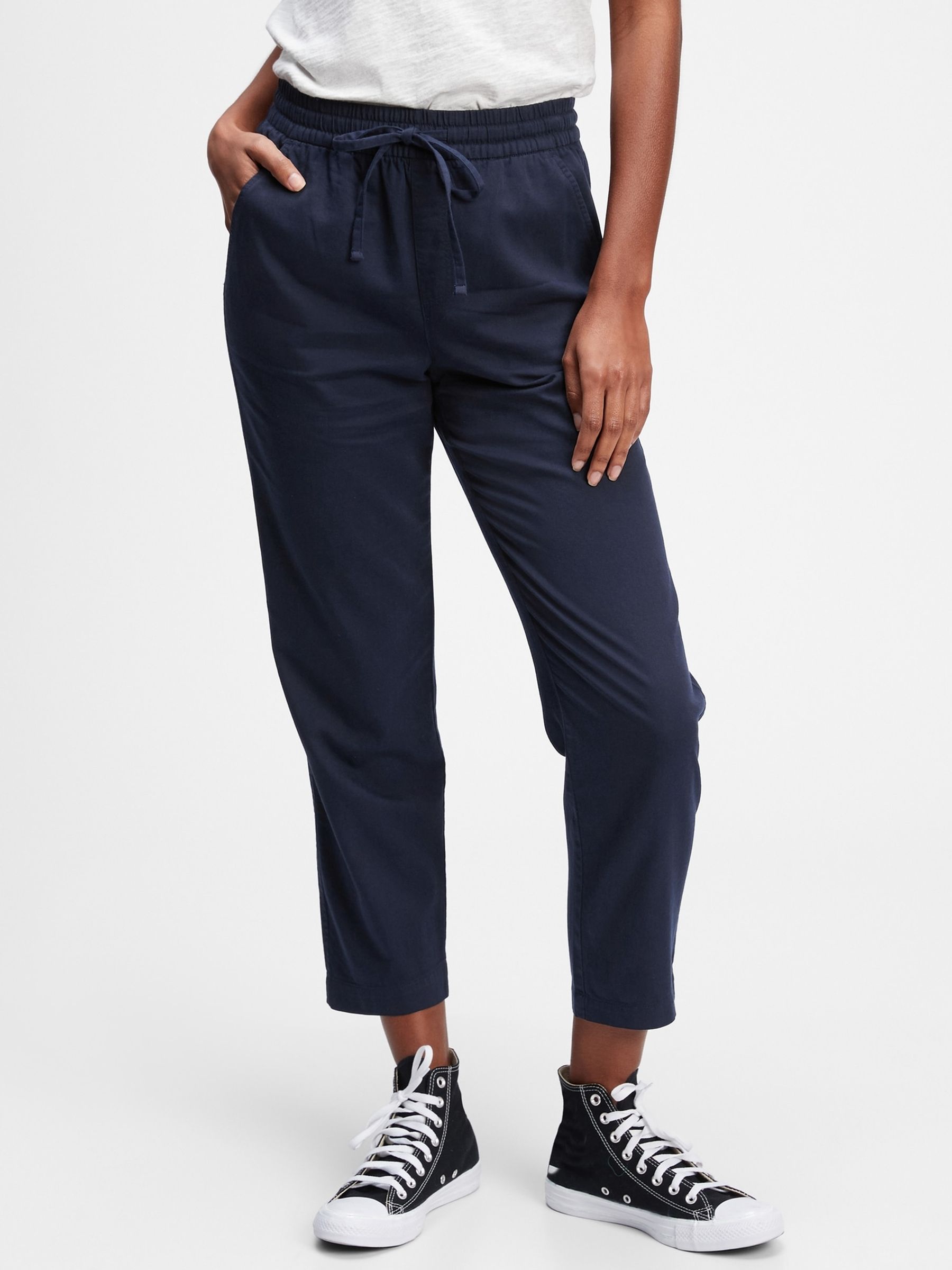 Blue Easy Straight Pull-On Trousers - Image 10 of 16