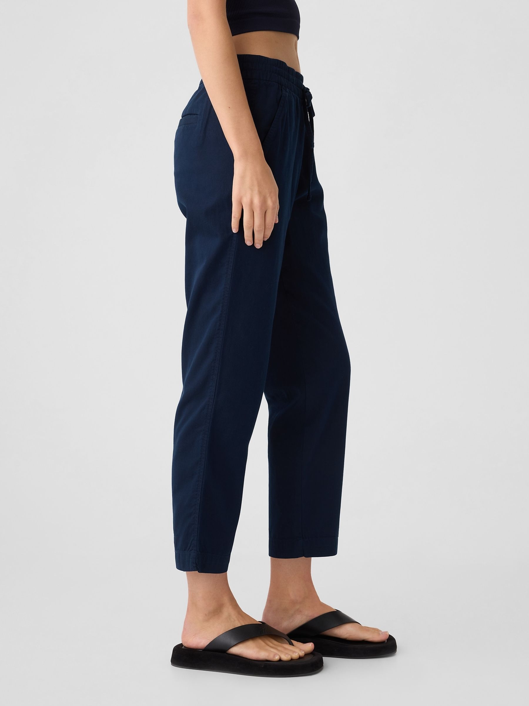 Blue Easy Straight Pull-On Trousers - Image 2 of 6
