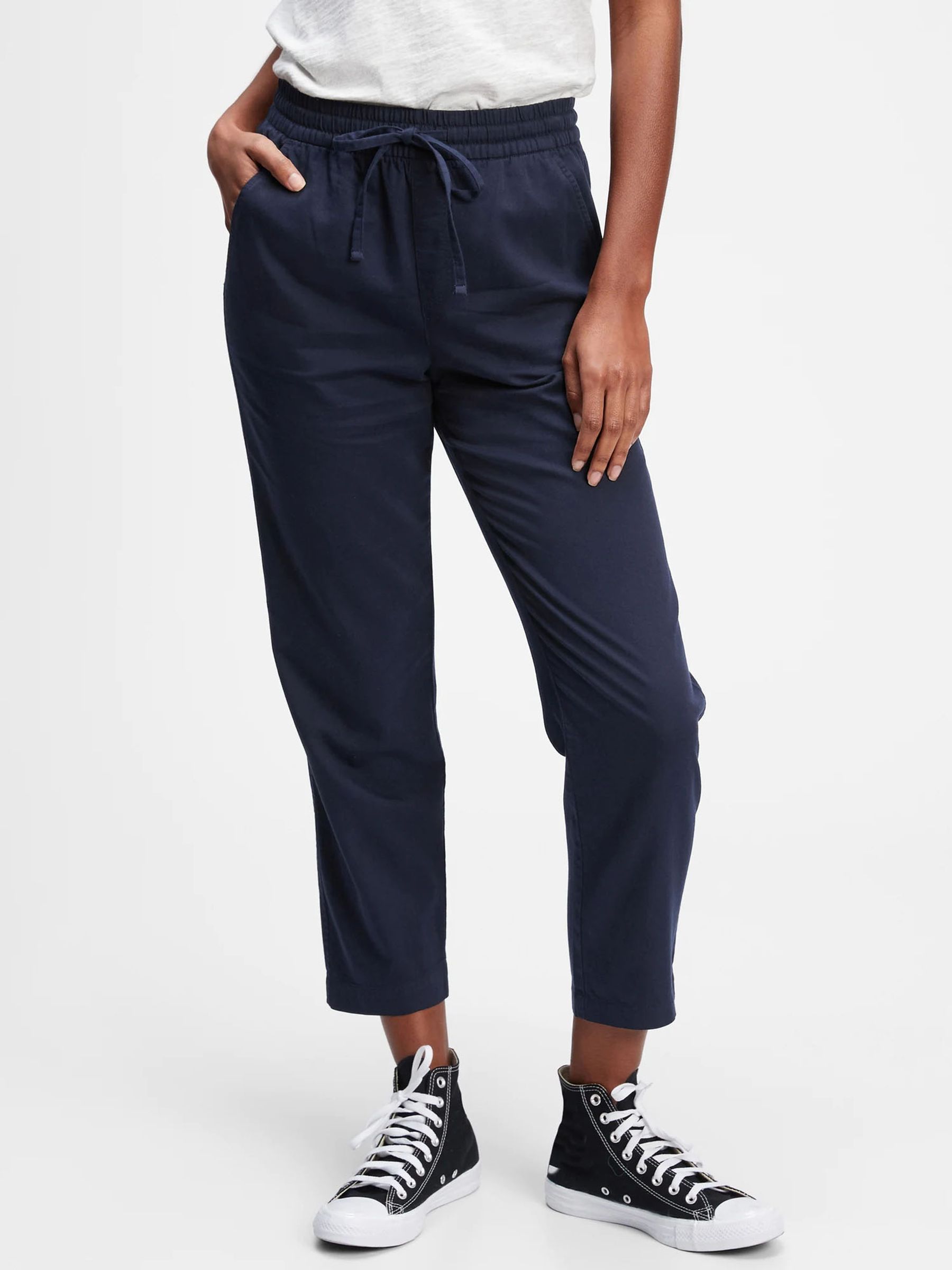 Blue Easy Straight Pull-On Trousers - Image 7 of 16