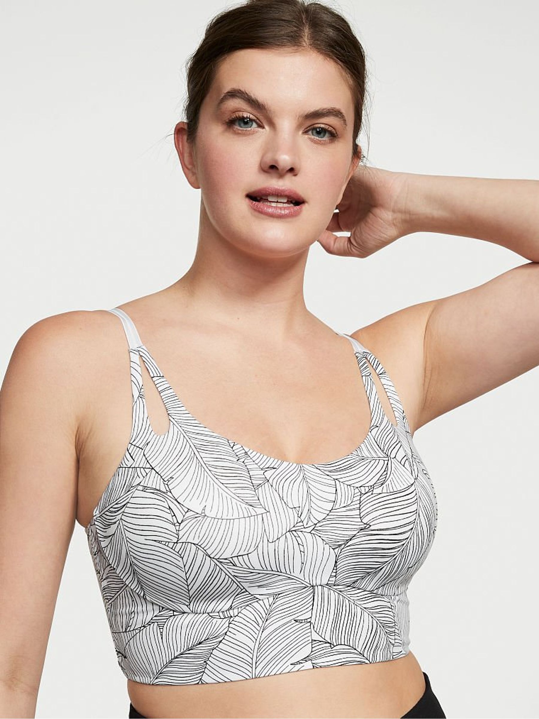 White Palm Medium Impact Sports Bra - Image 1 of 4