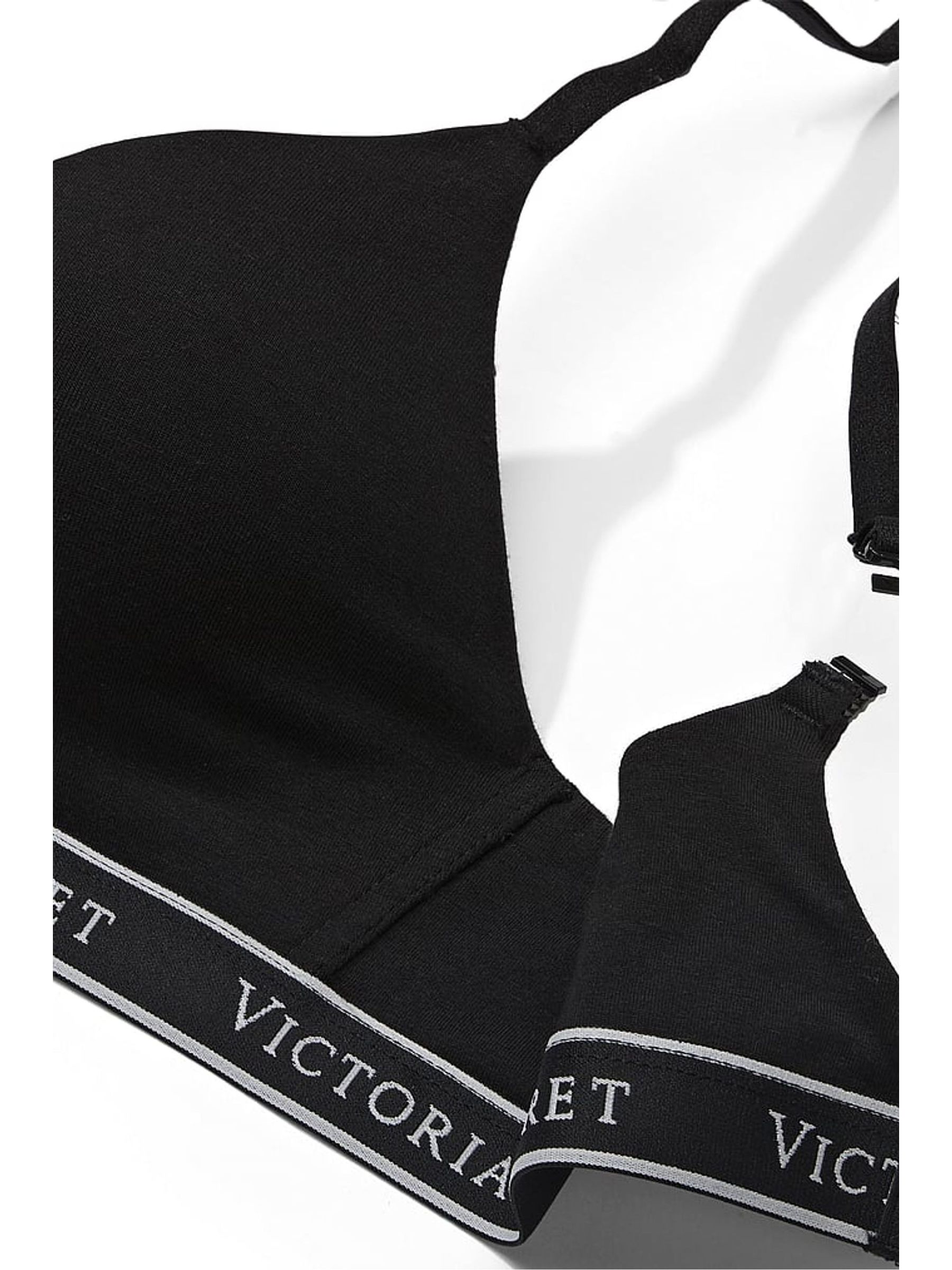 Black Band Non Wired Lightly Lined Bra - Image 4 of 4