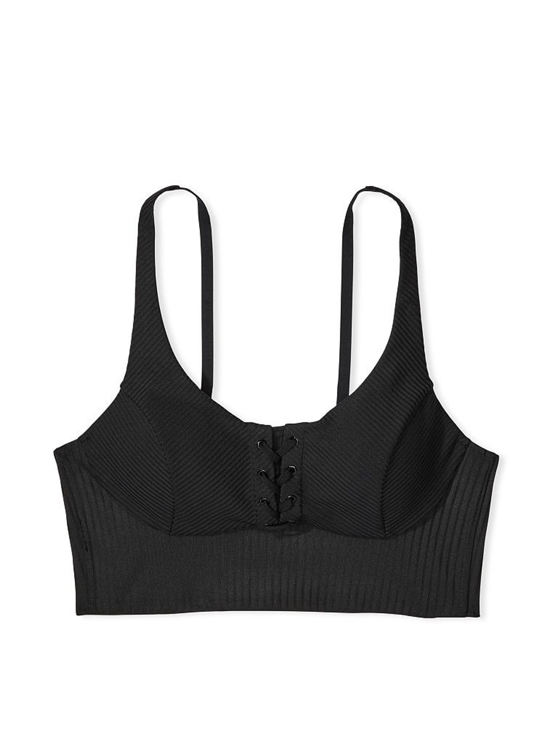 Black Medium Impact Sports Bra - Image 3 of 4