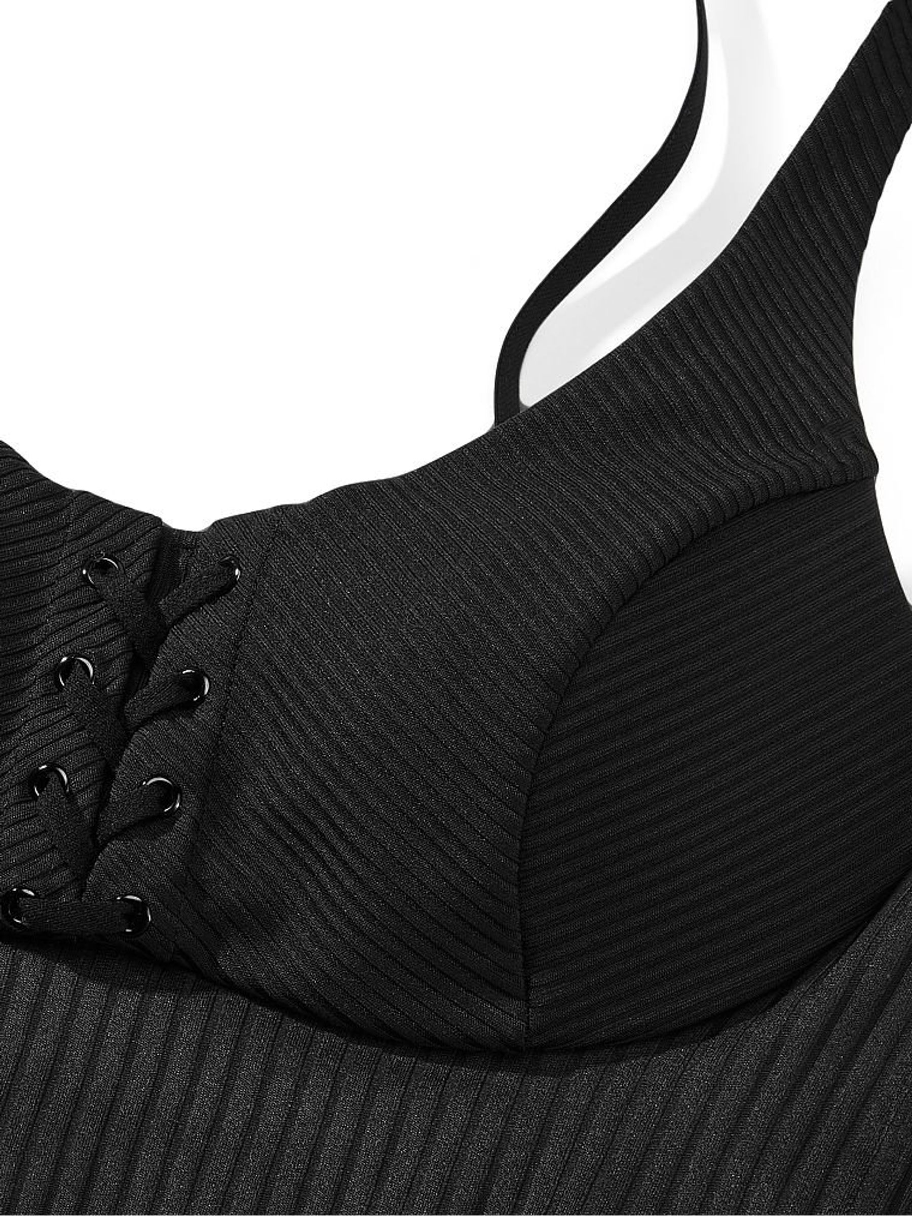 Black Medium Impact Sports Bra - Image 4 of 4