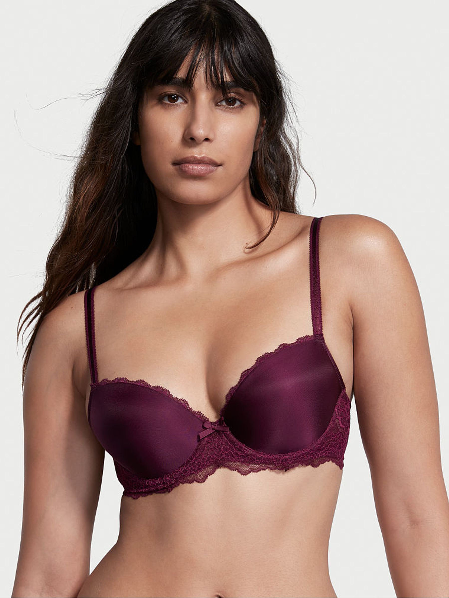Kir Red Lightly Lined Demi Bra - Image 1 of 3
