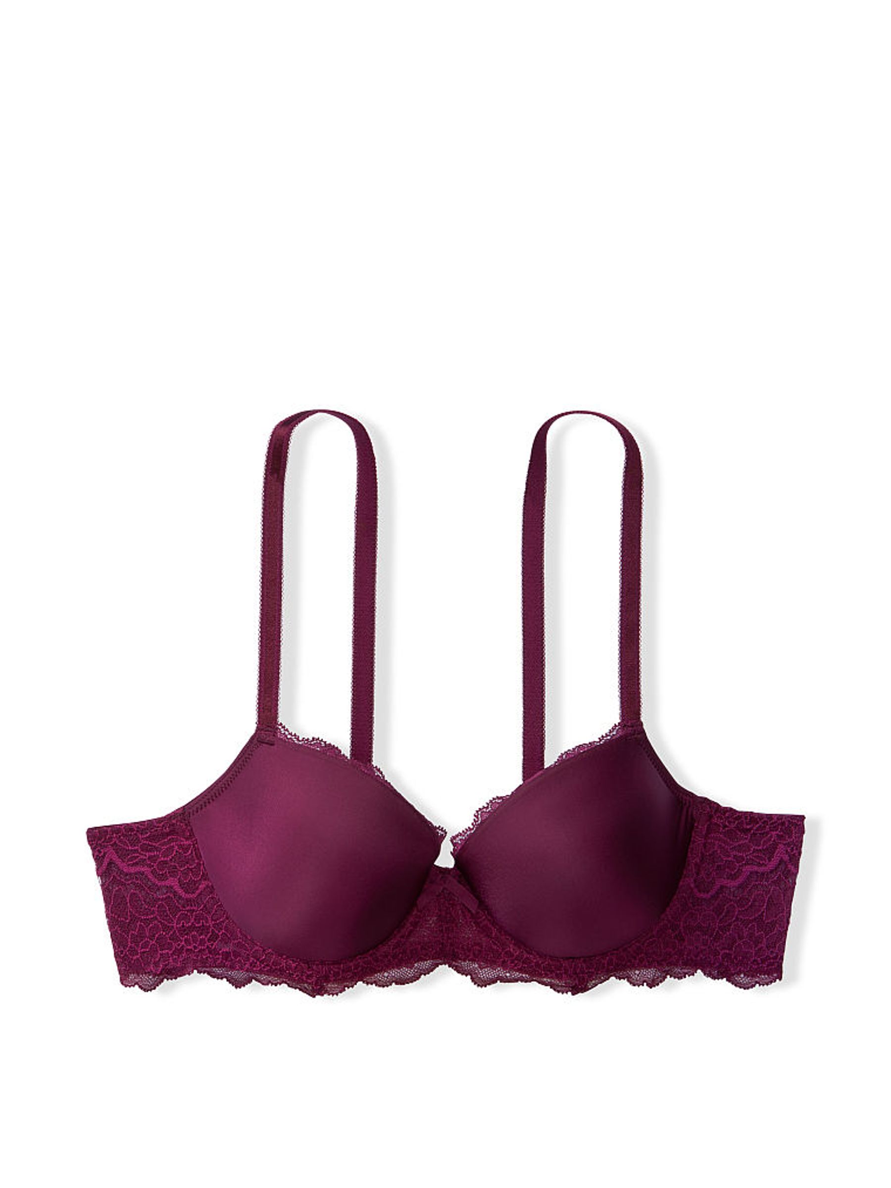 Kir Red Lightly Lined Demi Bra - Image 3 of 3