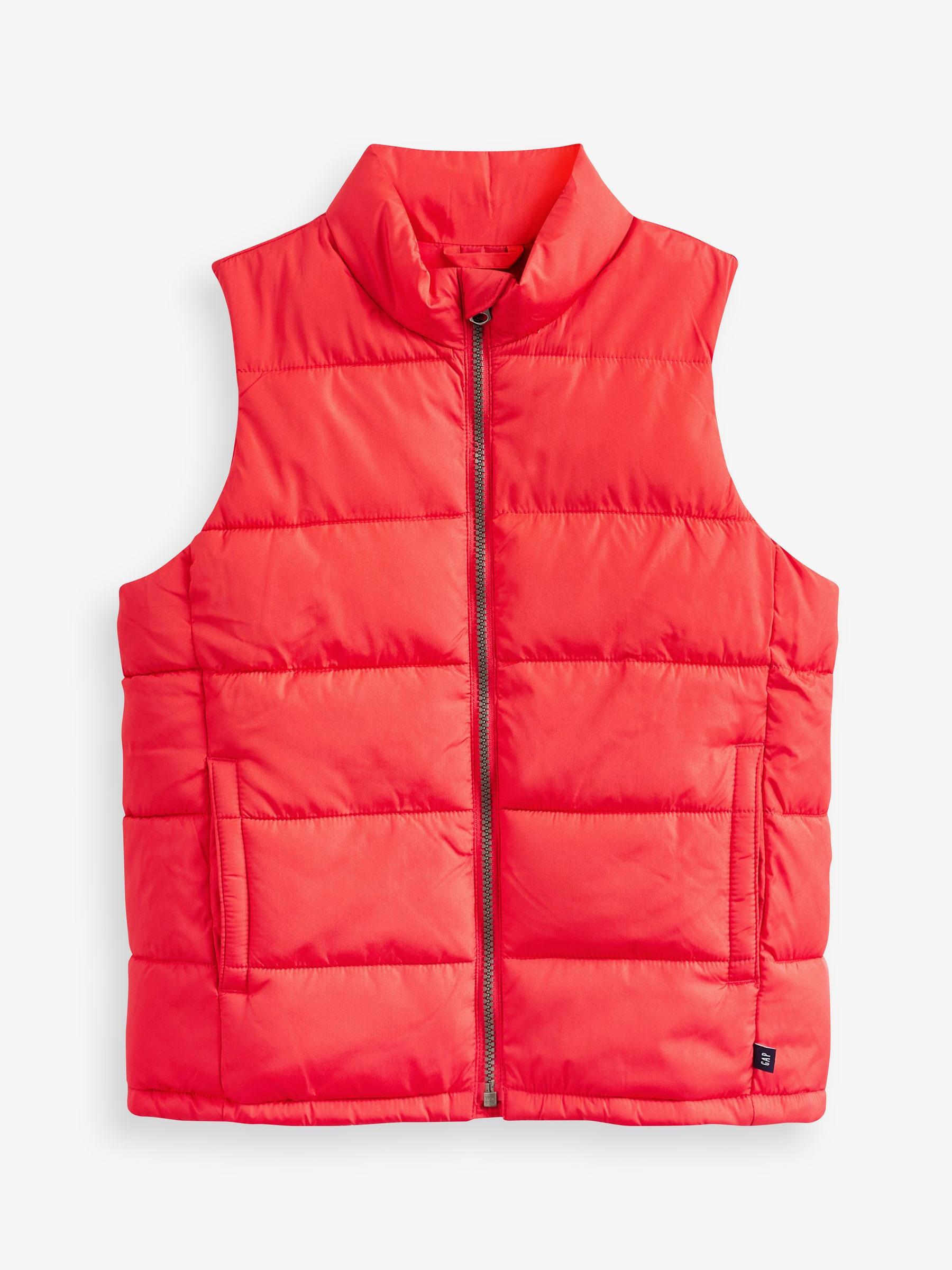 Red Cold Control Puffer Sleeveless Gilet - Image 1 of 1