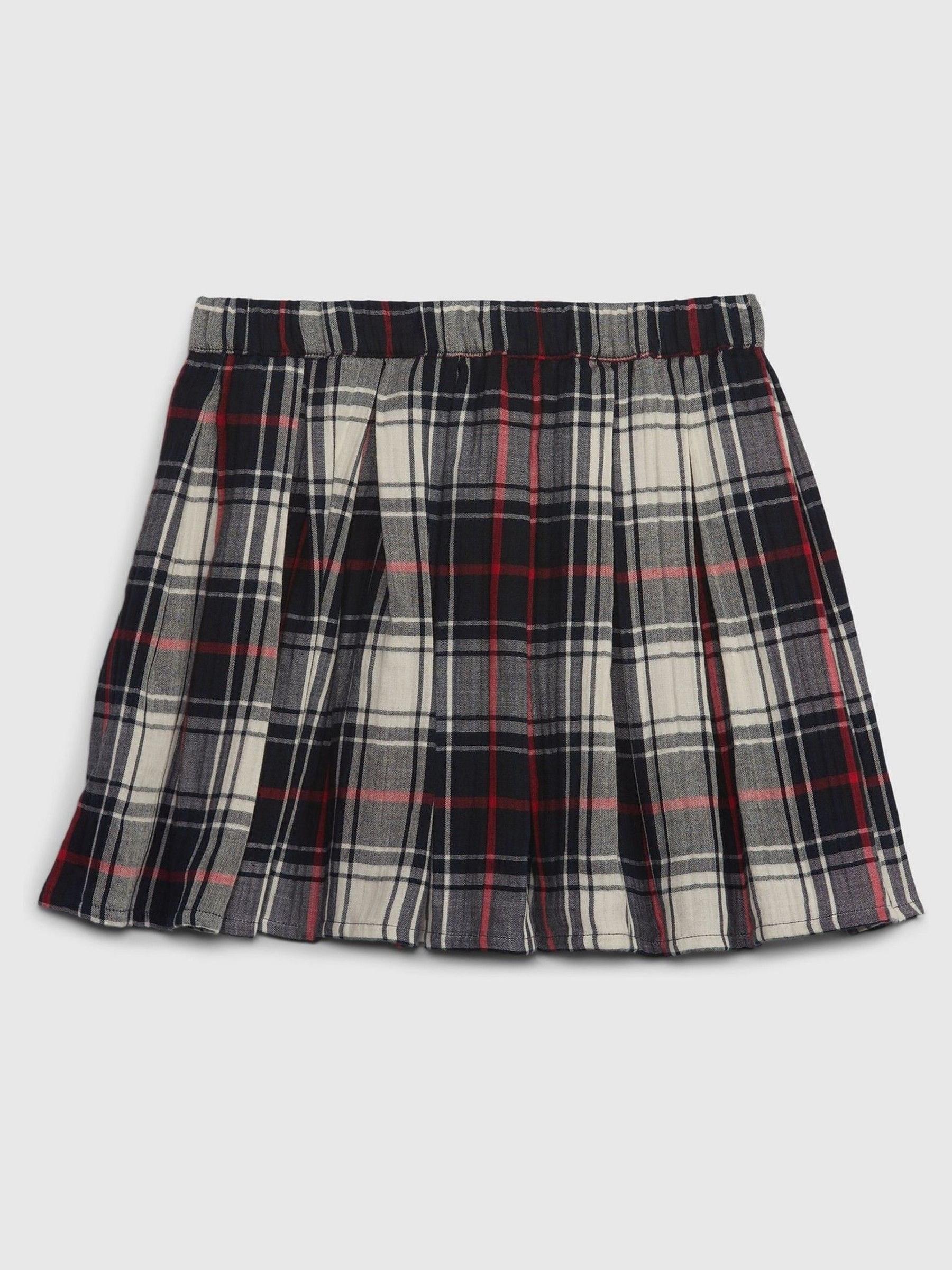Red Check Skater Skirt - Image 1 of 3