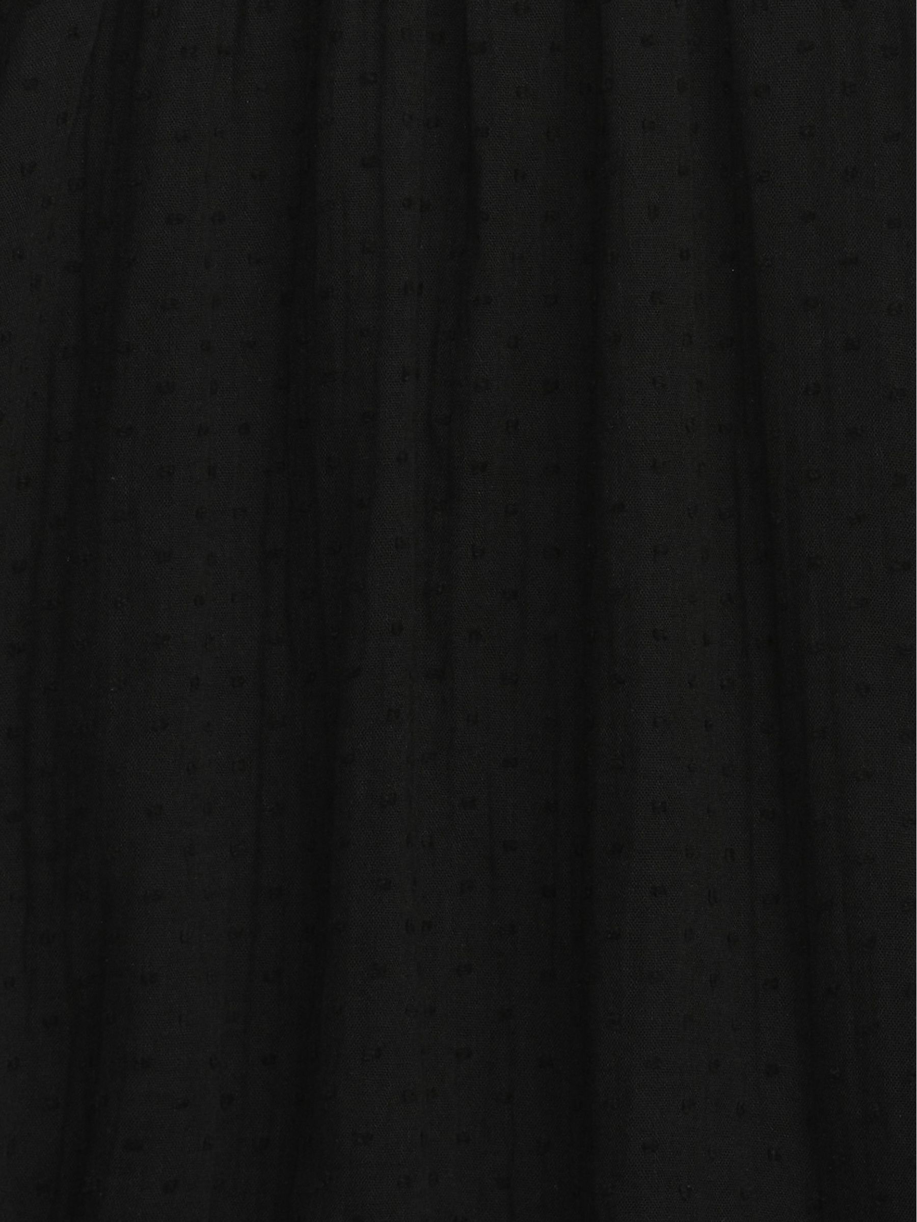 Black Swiss Dot Smocked Top - Image 3 of 3