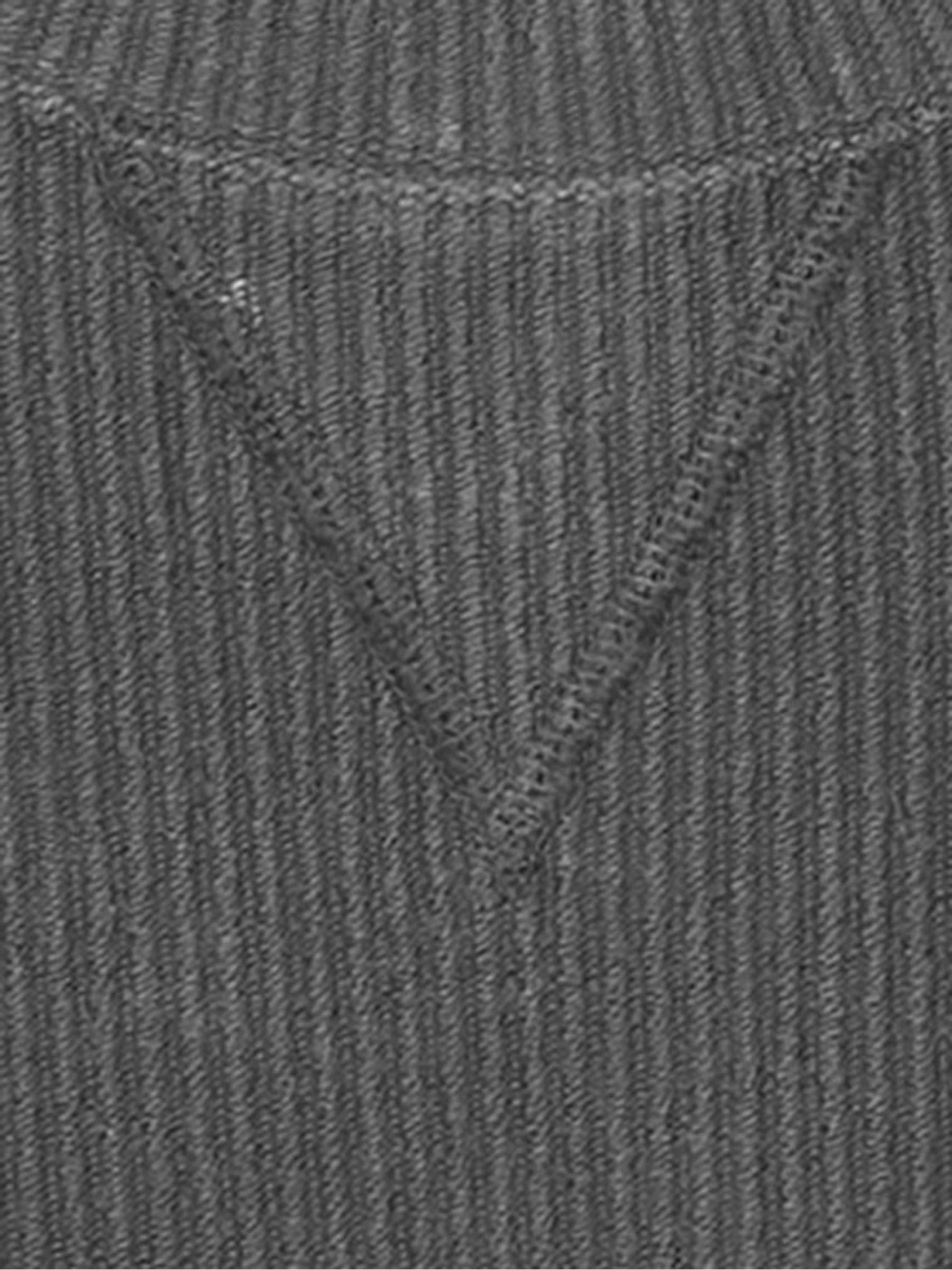 Dark Charcoal Rib Grey Long Sleeve Sweatshirt - Image 3 of 3