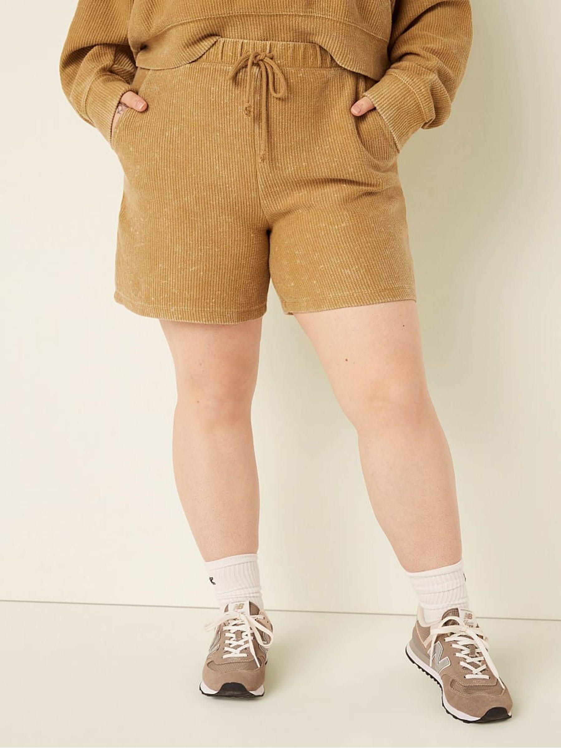 Warm Brown Heavyweight Rib Dad Short - Image 1 of 4