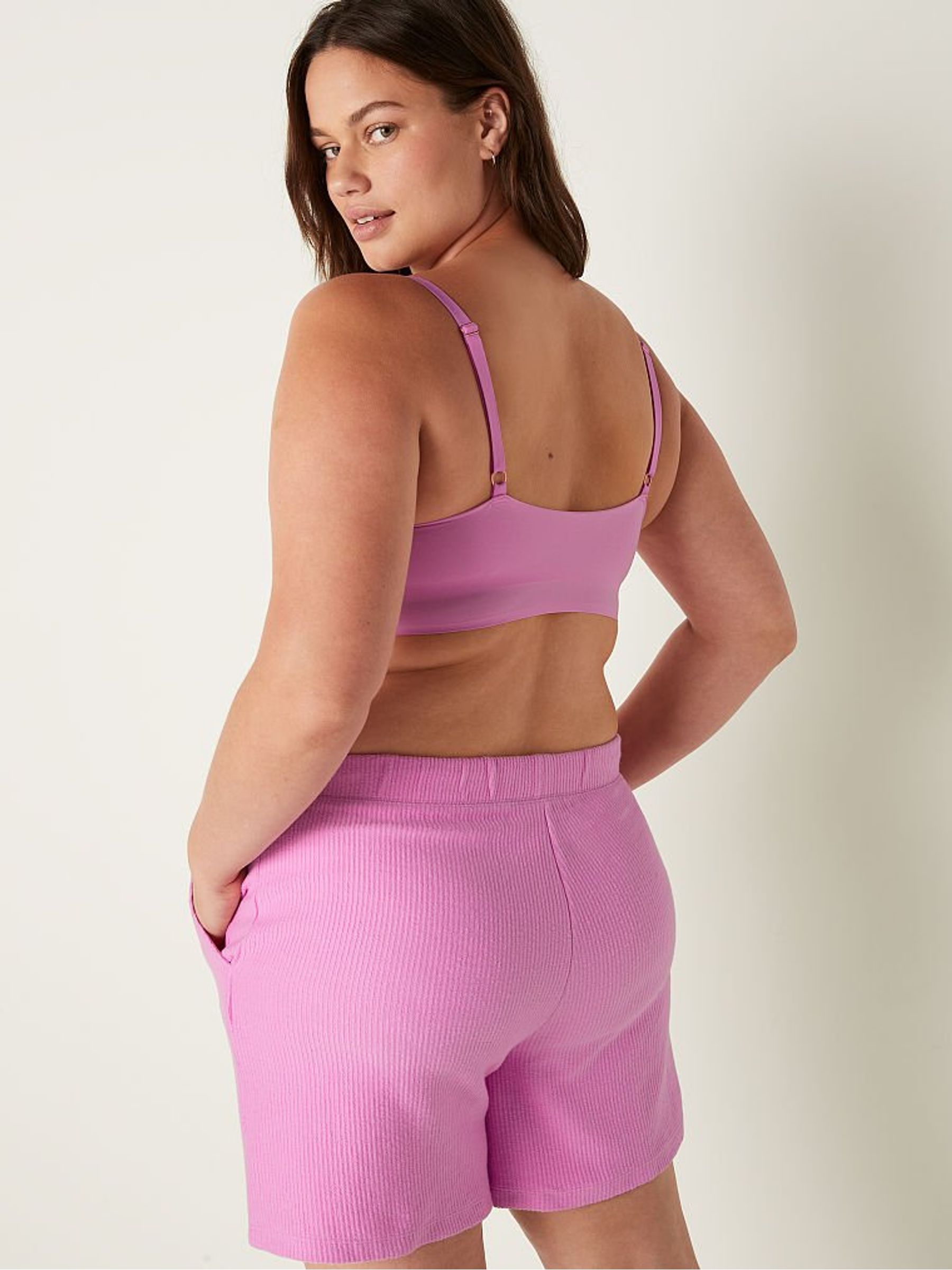 Pink Bloom Loungin' Non Wired Push Up Bra - Image 2 of 4