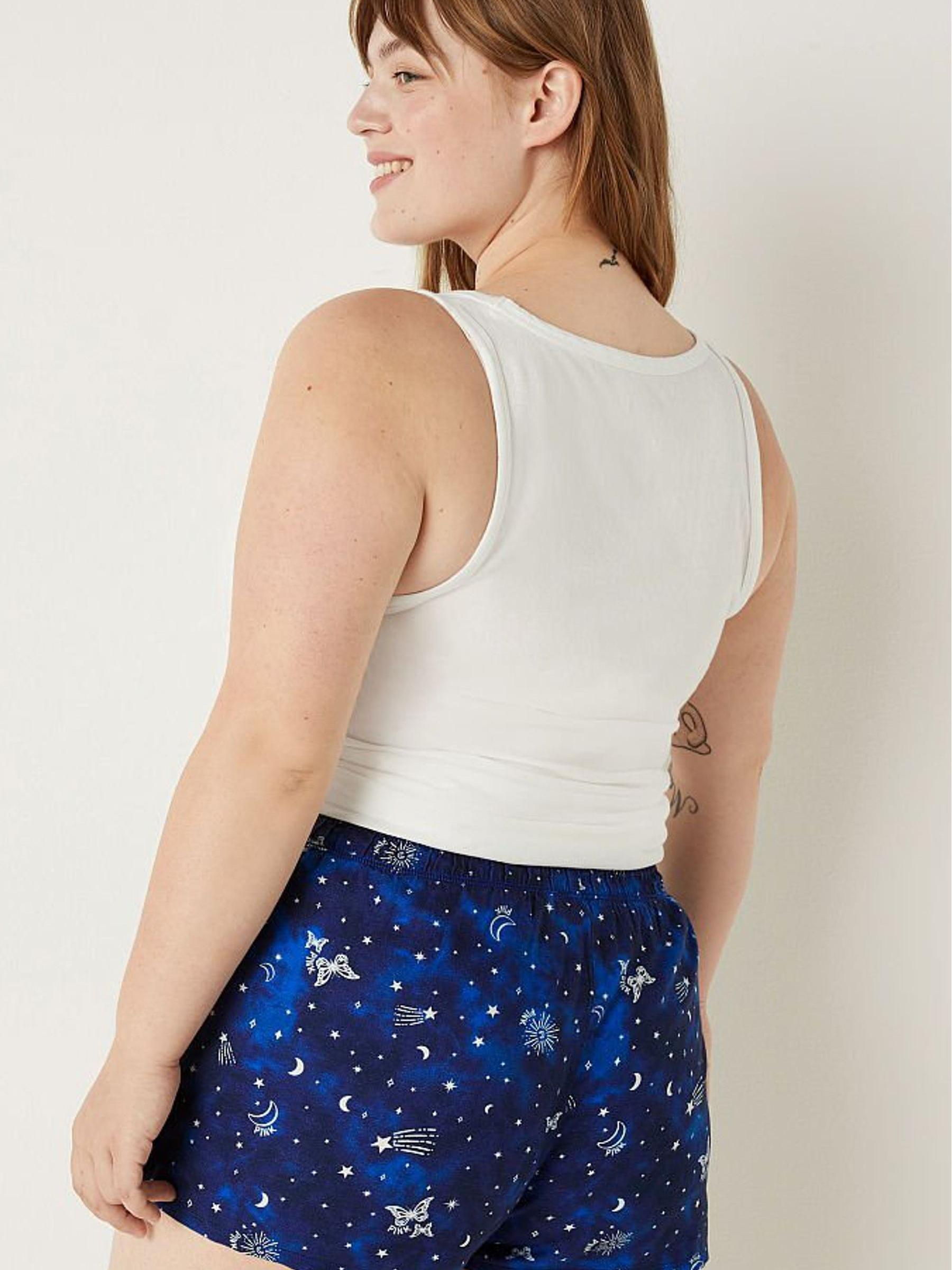 Blue Beam Butterfly Stars Flannel Pyjama Short - Image 2 of 4