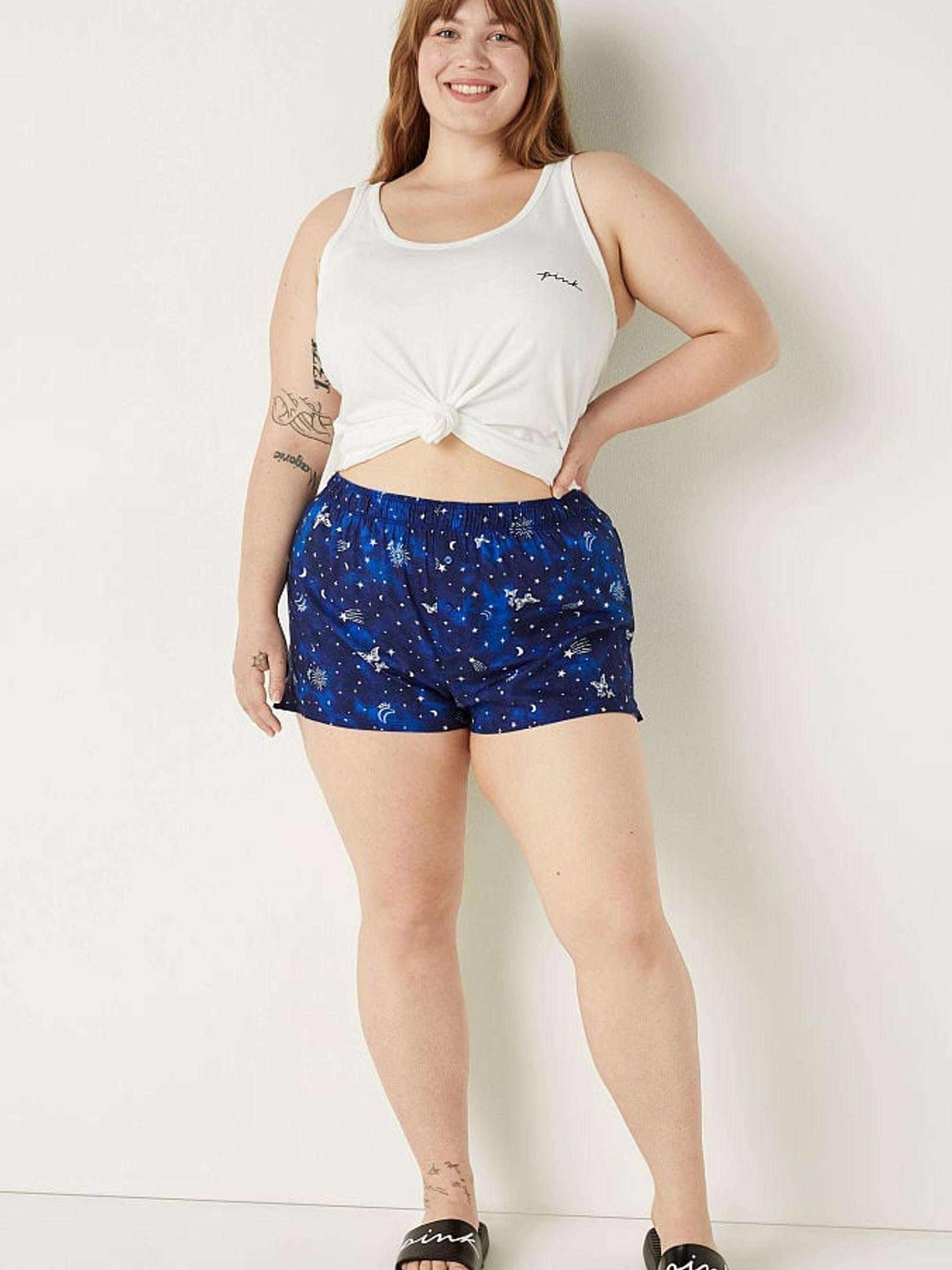 Blue Beam Butterfly Stars Flannel Pyjama Short - Image 3 of 4