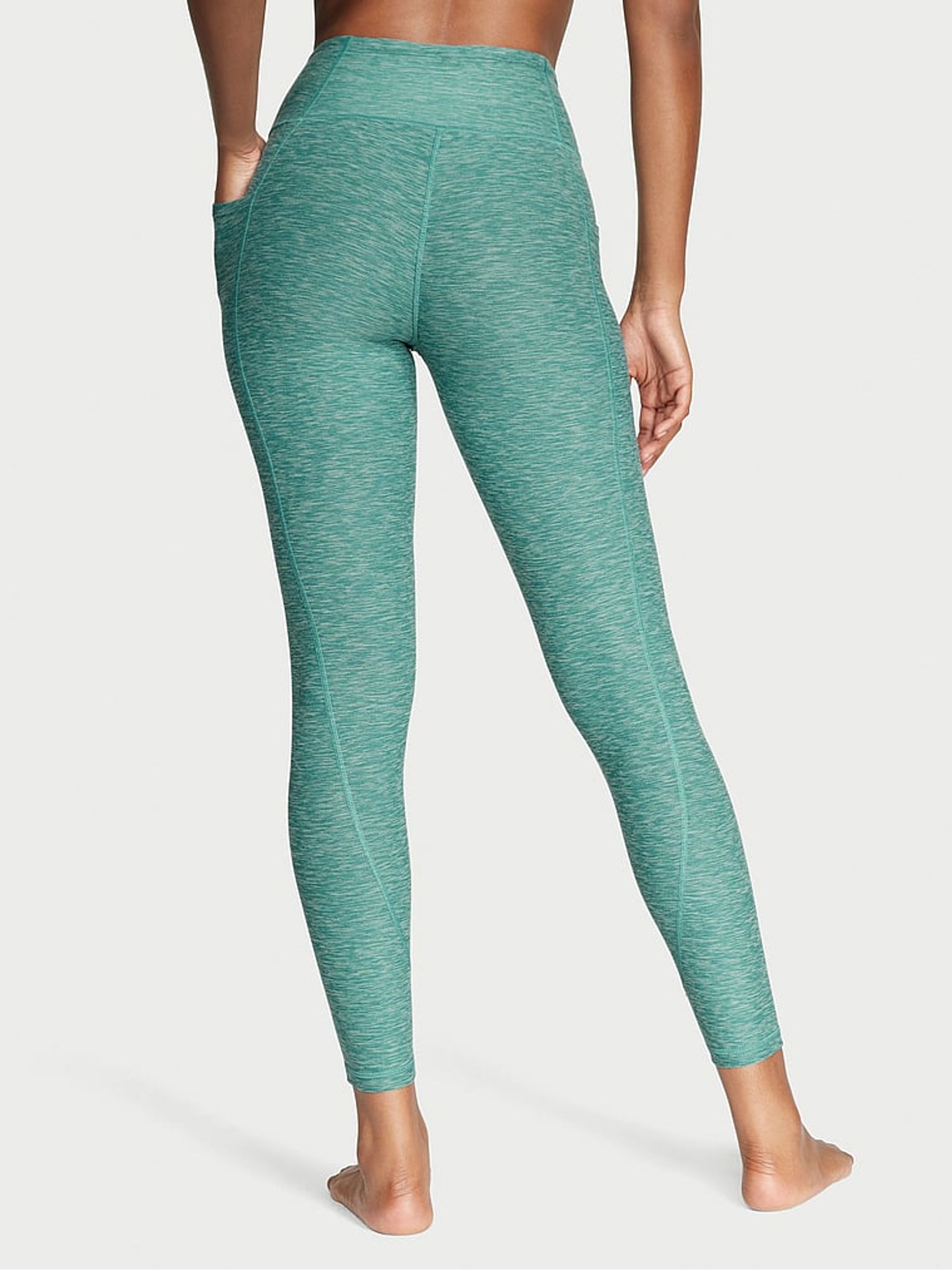 Sage Dust Green Crop Legging - Image 2 of 4