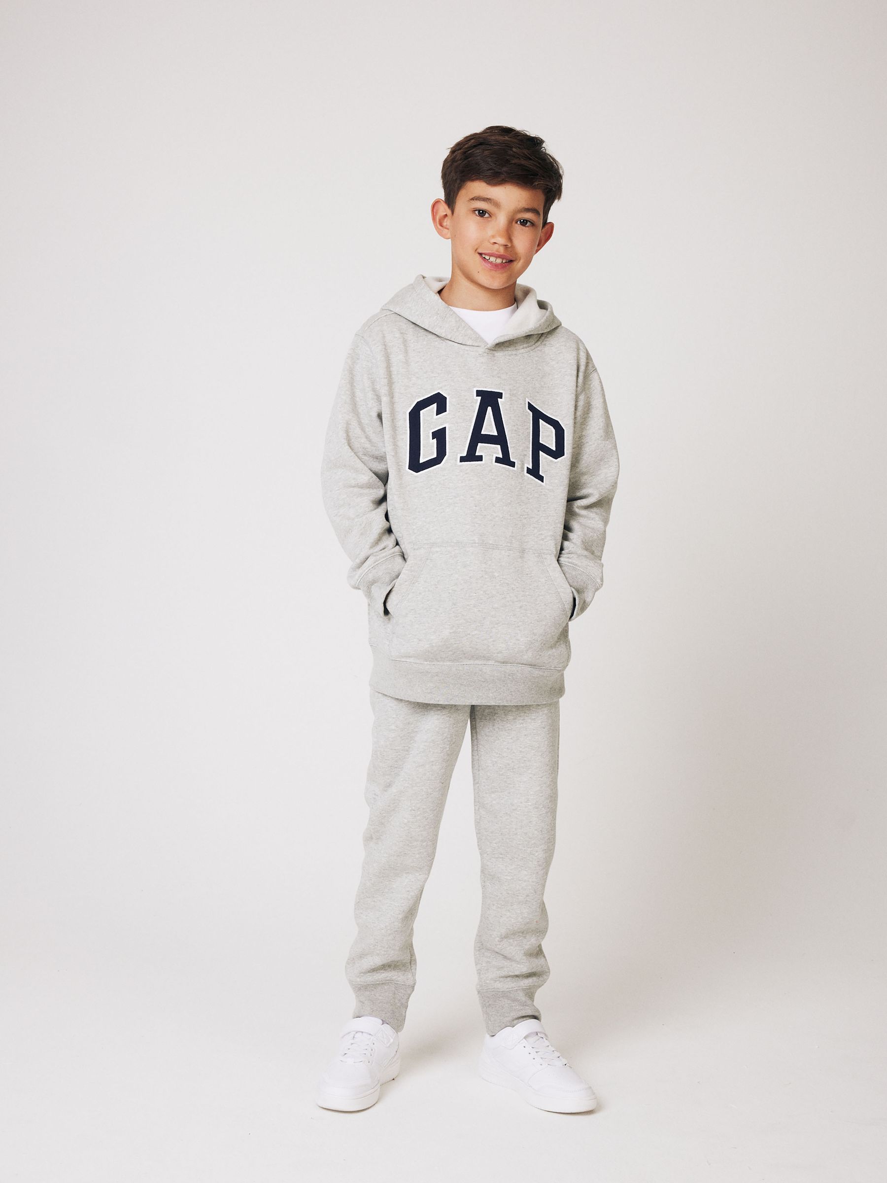 Grey Vintage Logo Fleece-Lined Joggers (4-13yrs) - Image 3 of 6