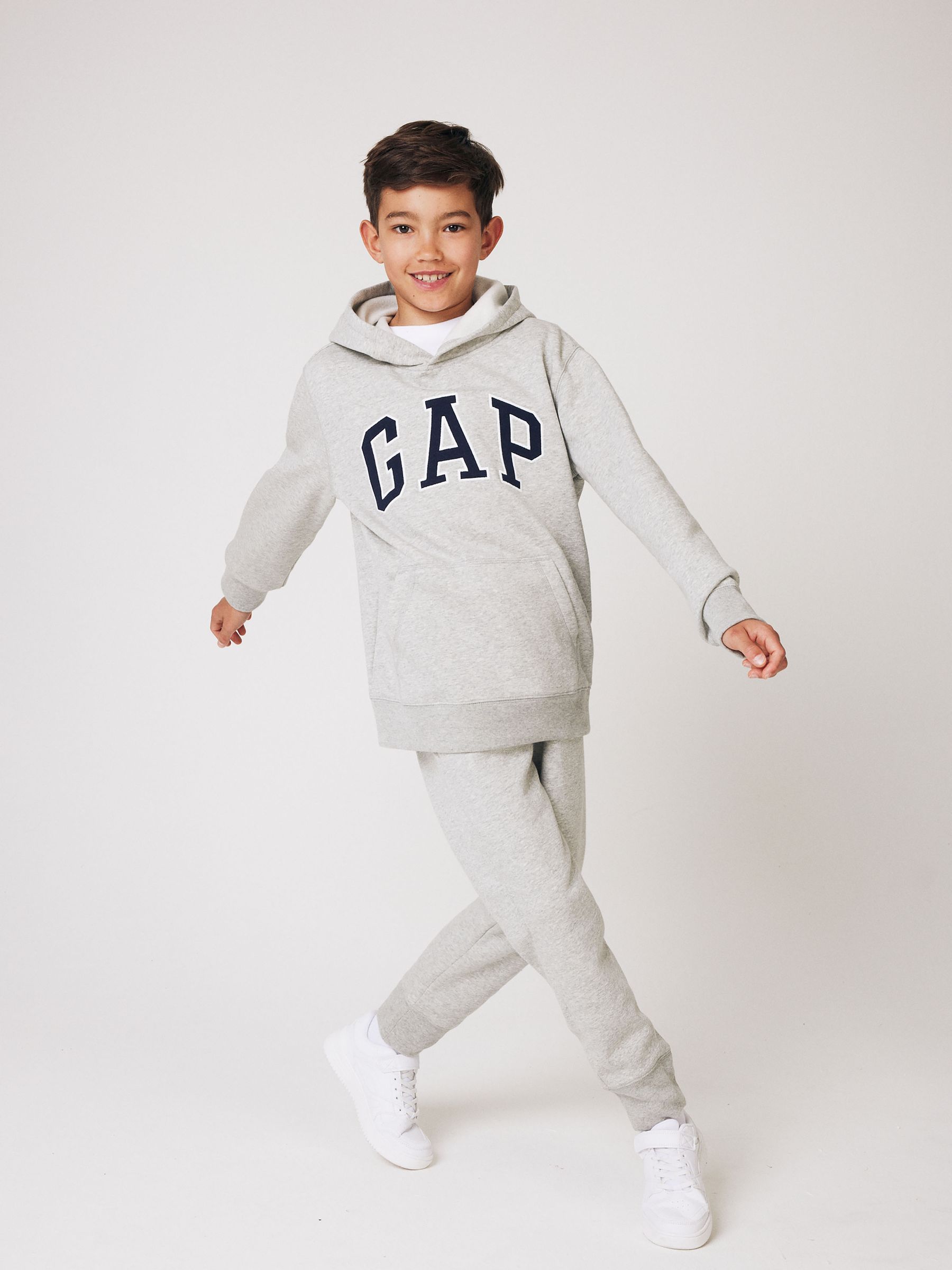 Grey Vintage Logo Fleece-Lined Joggers (4-13yrs) - Image 4 of 6