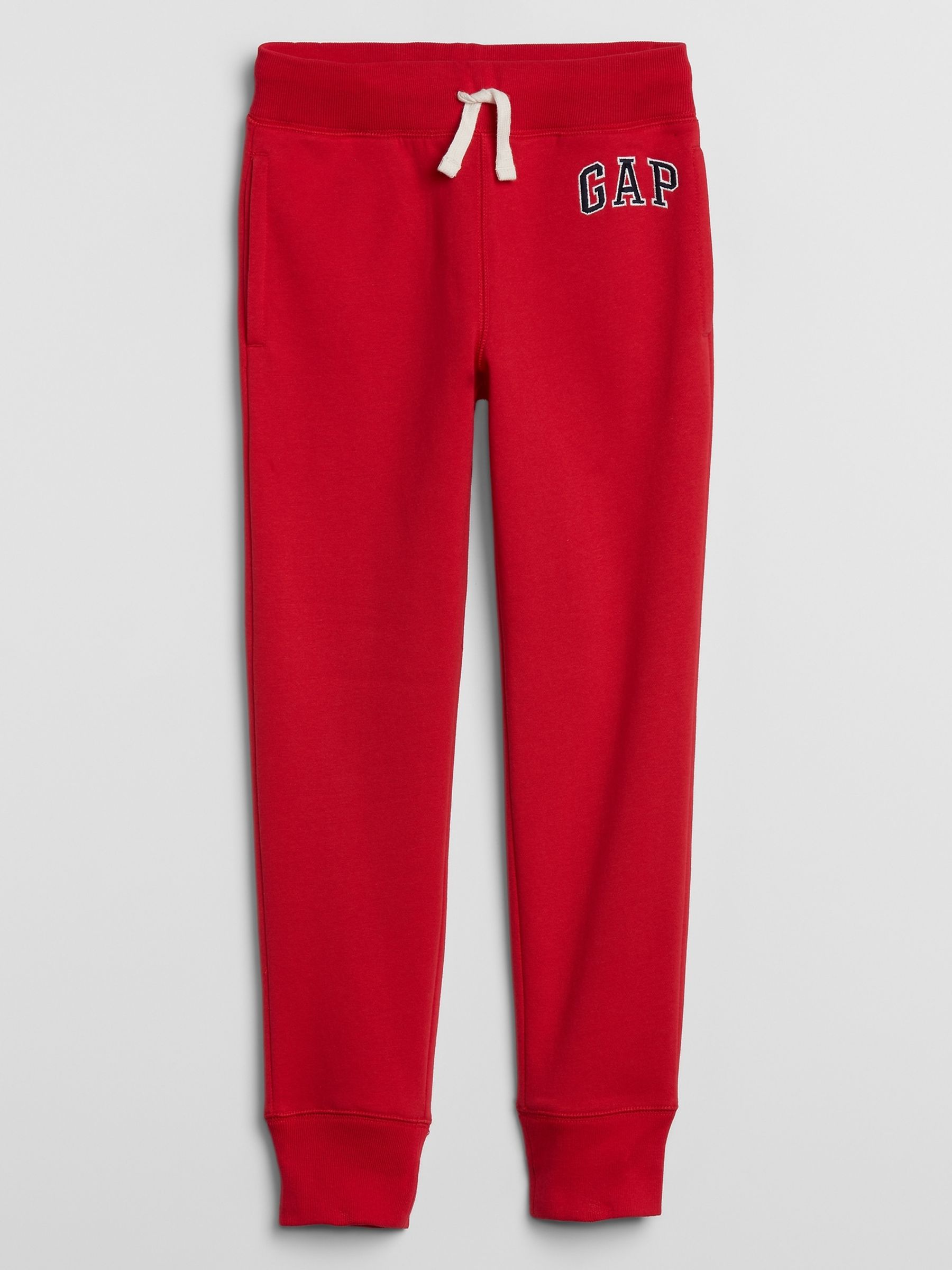 Red Vintage Logo Fleece-Lined Joggers (4-13yrs) - Image 1 of 1