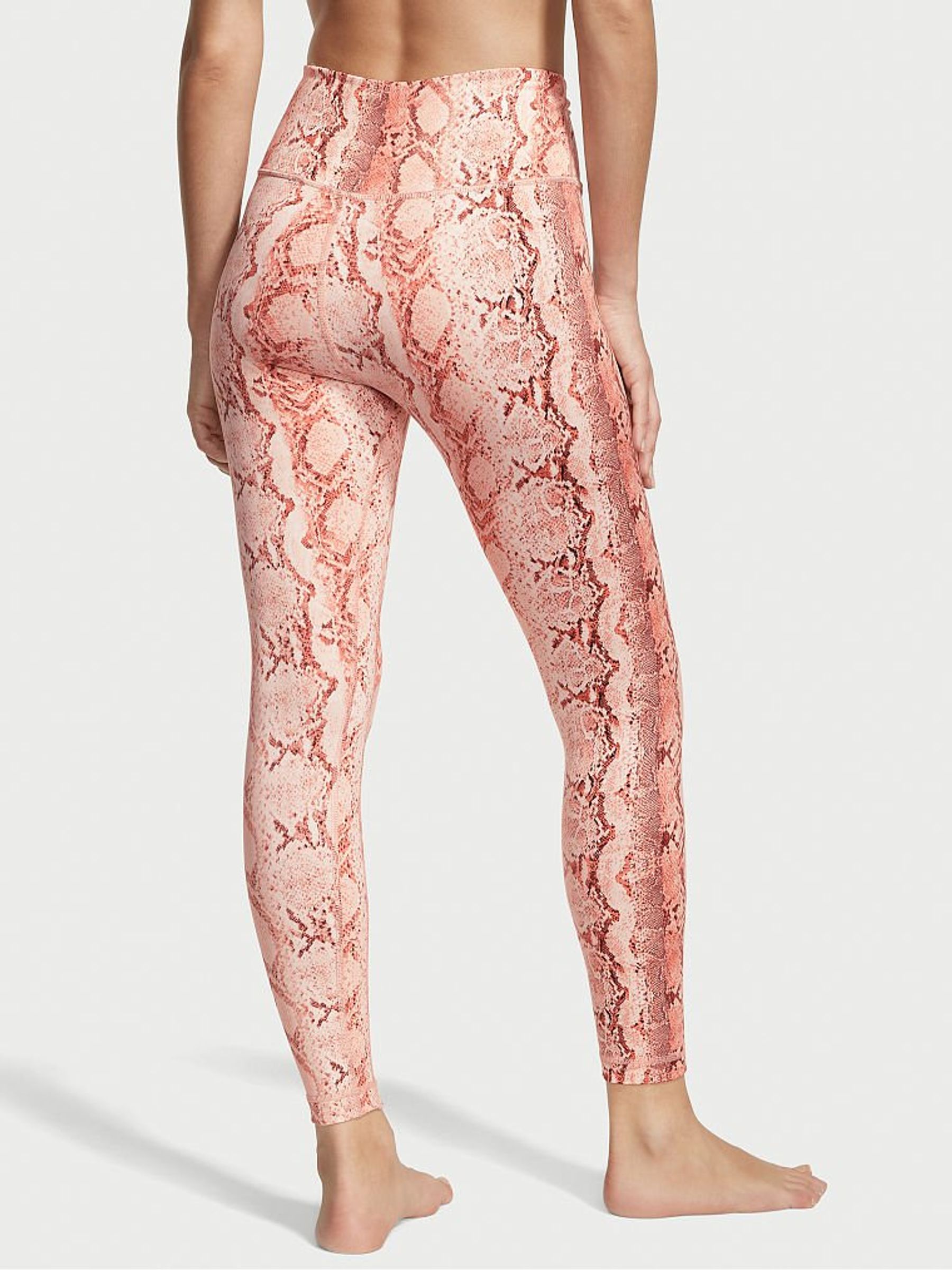Nude Snake Animal Print Ruched Legging - Image 2 of 2