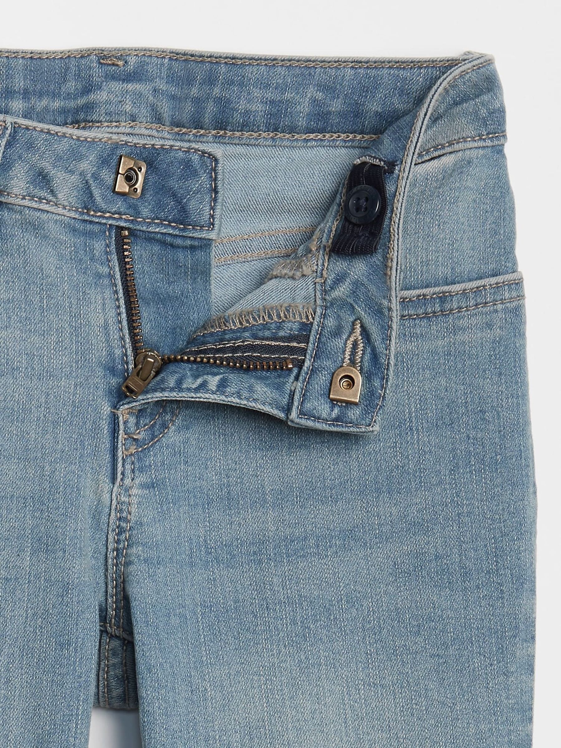 Light Wash Blue Super Skinny Fit Jeans (4-16yrs) - Image 5 of 6