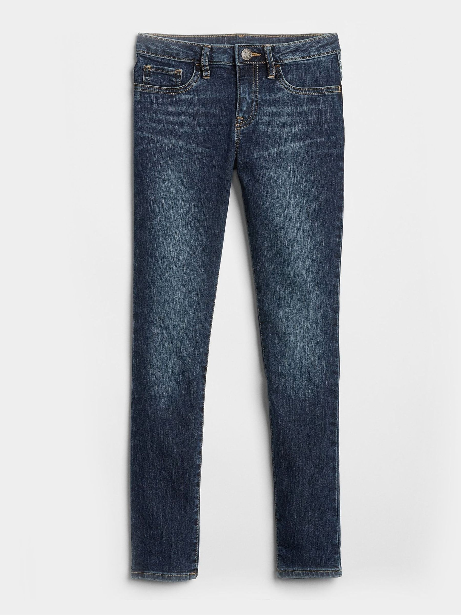 Dark Wash Blue Super Skinny Fit Jeans (4-16yrs) - Image 1 of 4