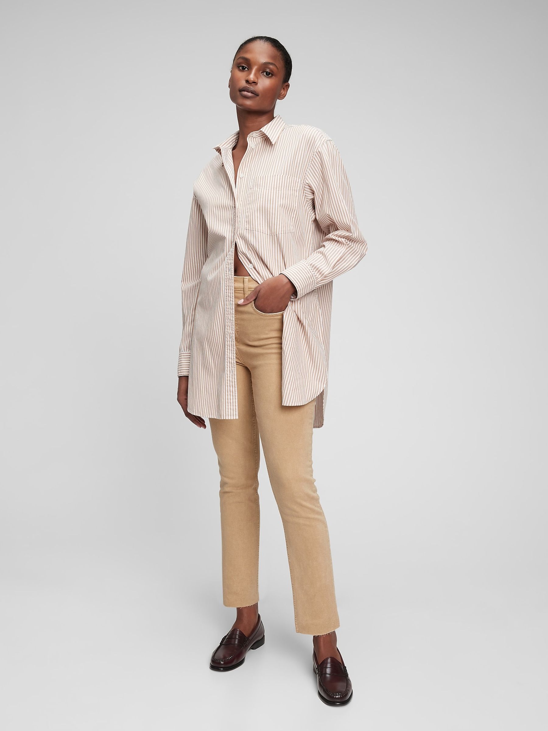 Brown High Waisted Slim Fit Vintage Jeans - Image 1 of 6