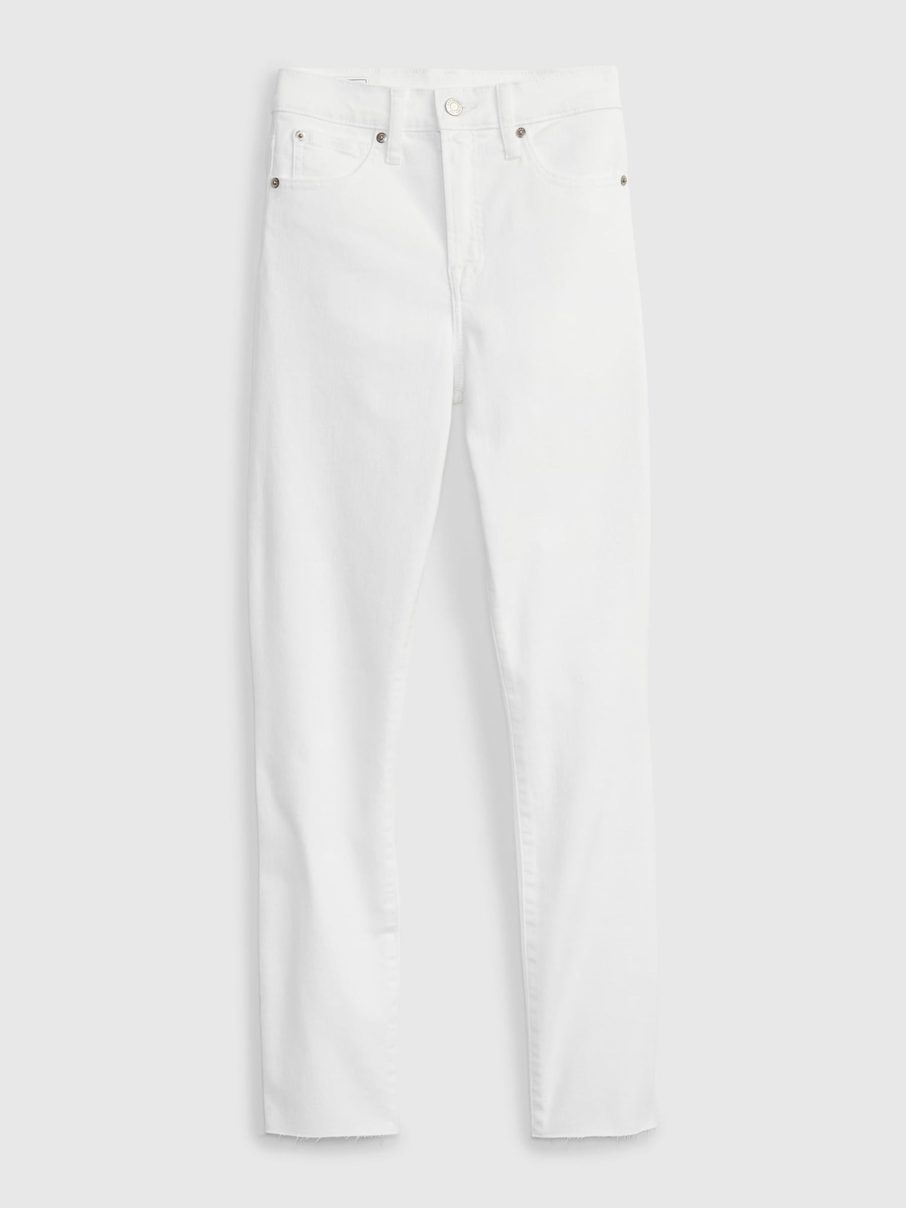 White High Rise True Skinny Jeans - Image 5 of 5