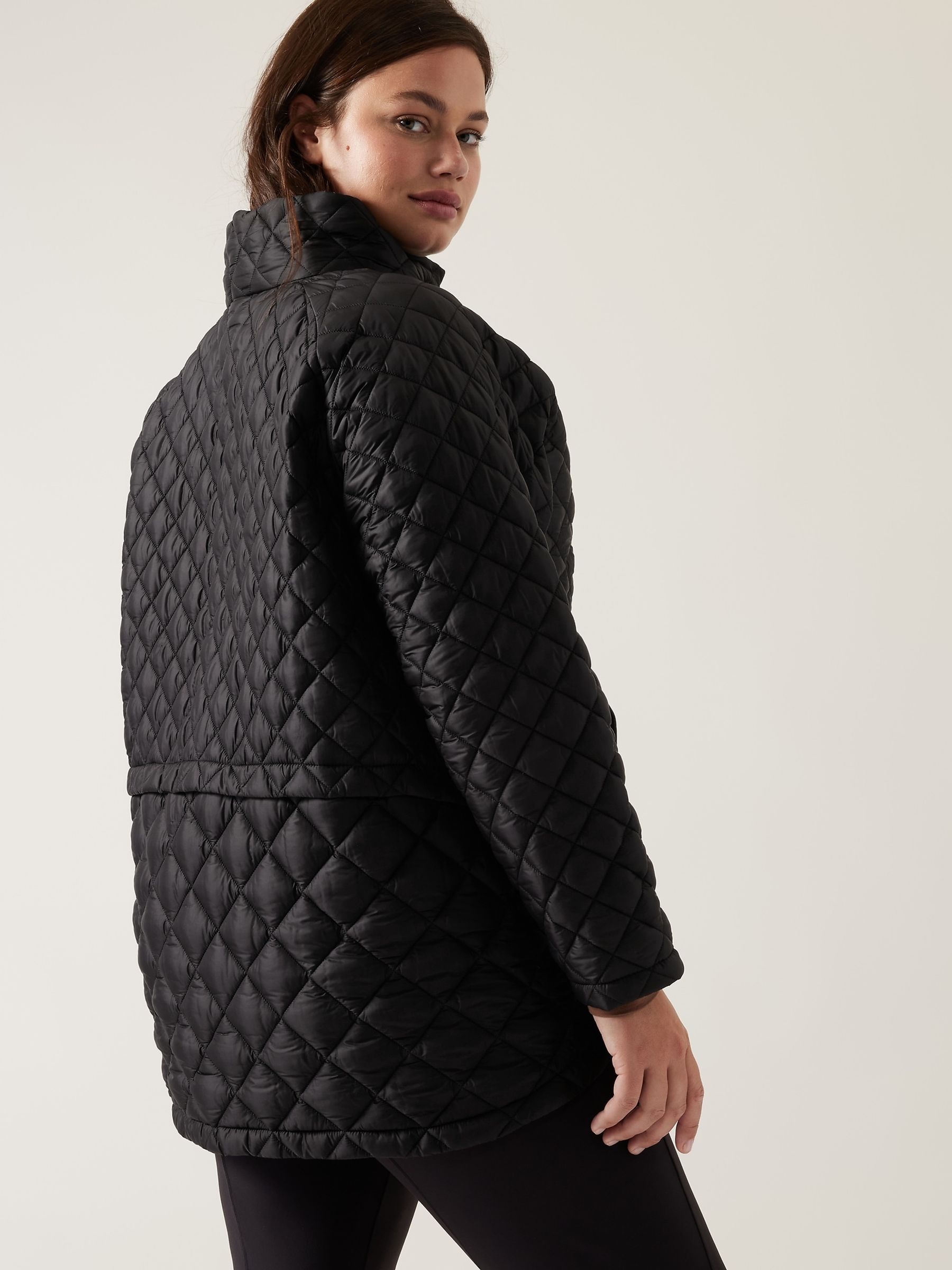 Athleta Black Whisper Featherless Jacket - Image 2 of 5
