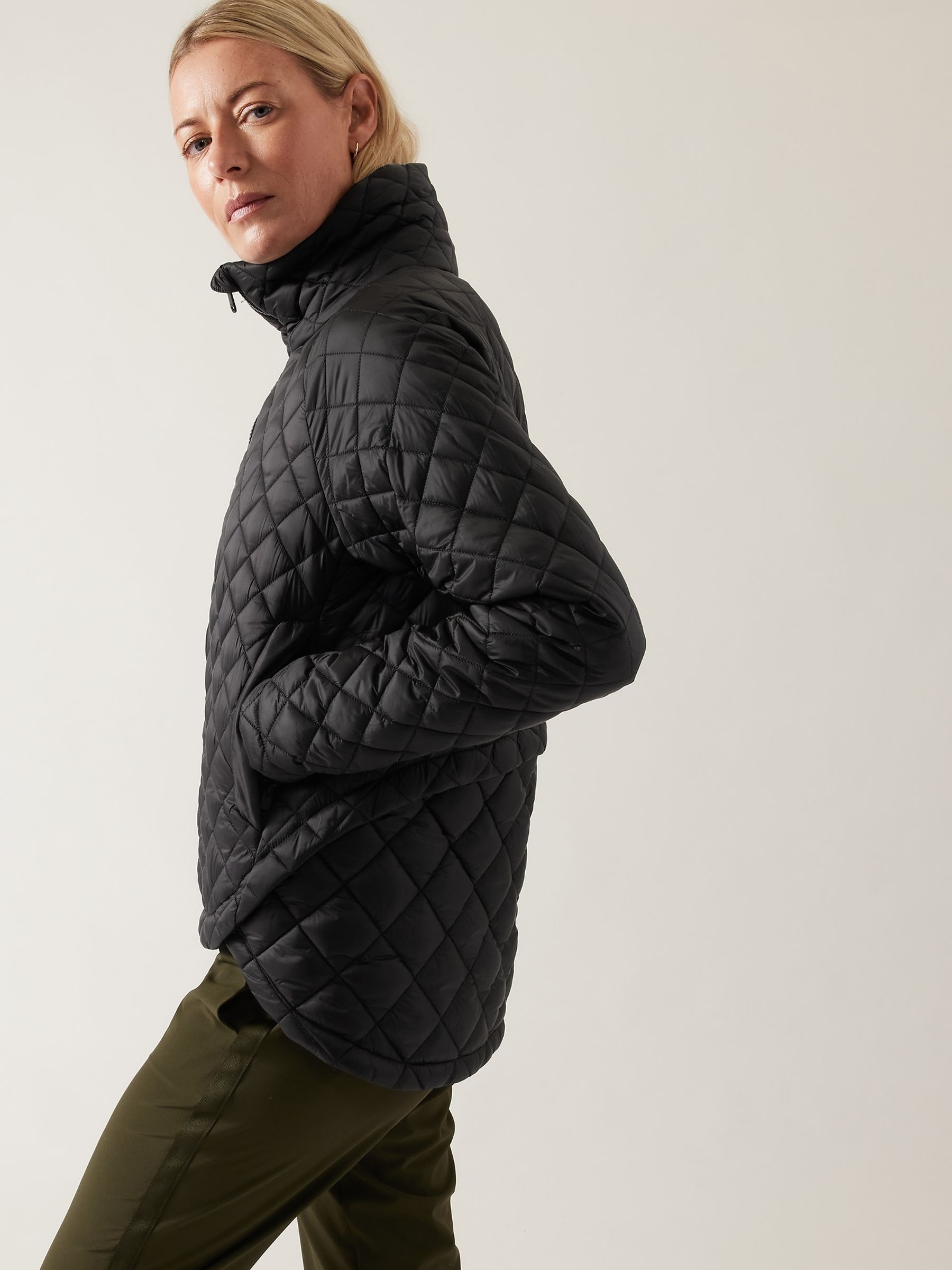 Athleta Black Whisper Featherless Jacket - Image 4 of 5