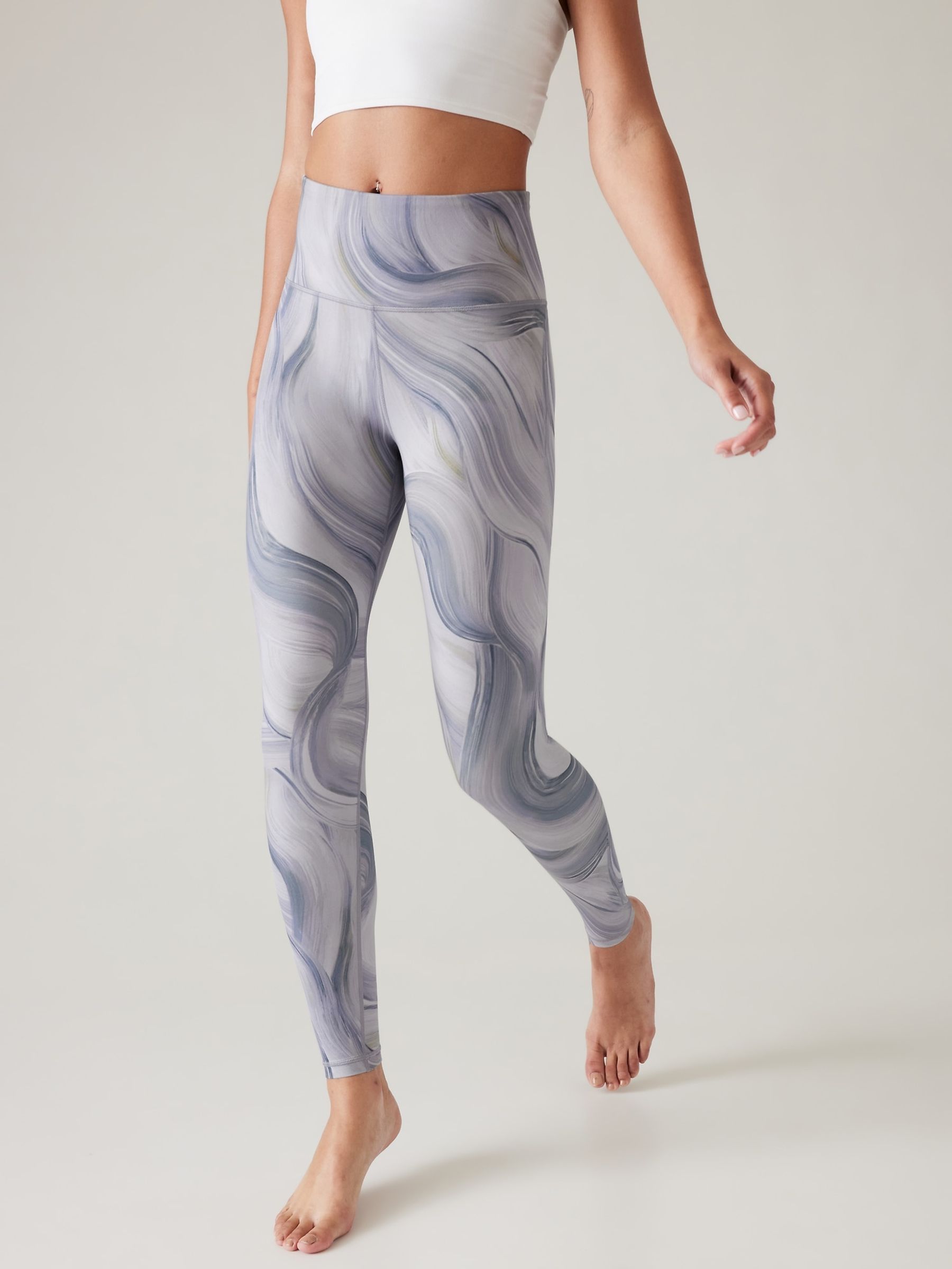 Athleta Grey Elation Leggings - Image 1 of 5