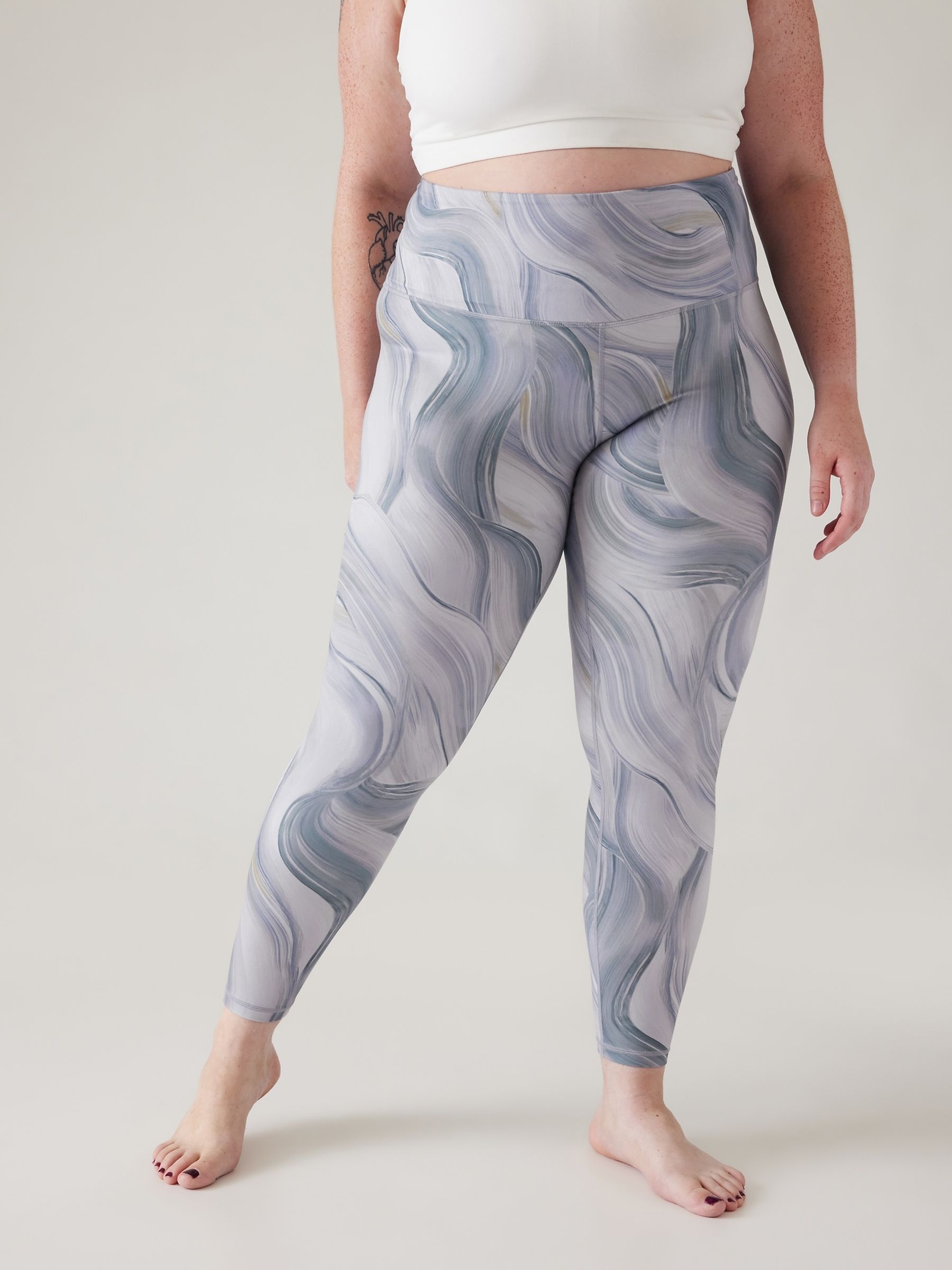 Athleta Grey Elation Leggings - Image 4 of 5