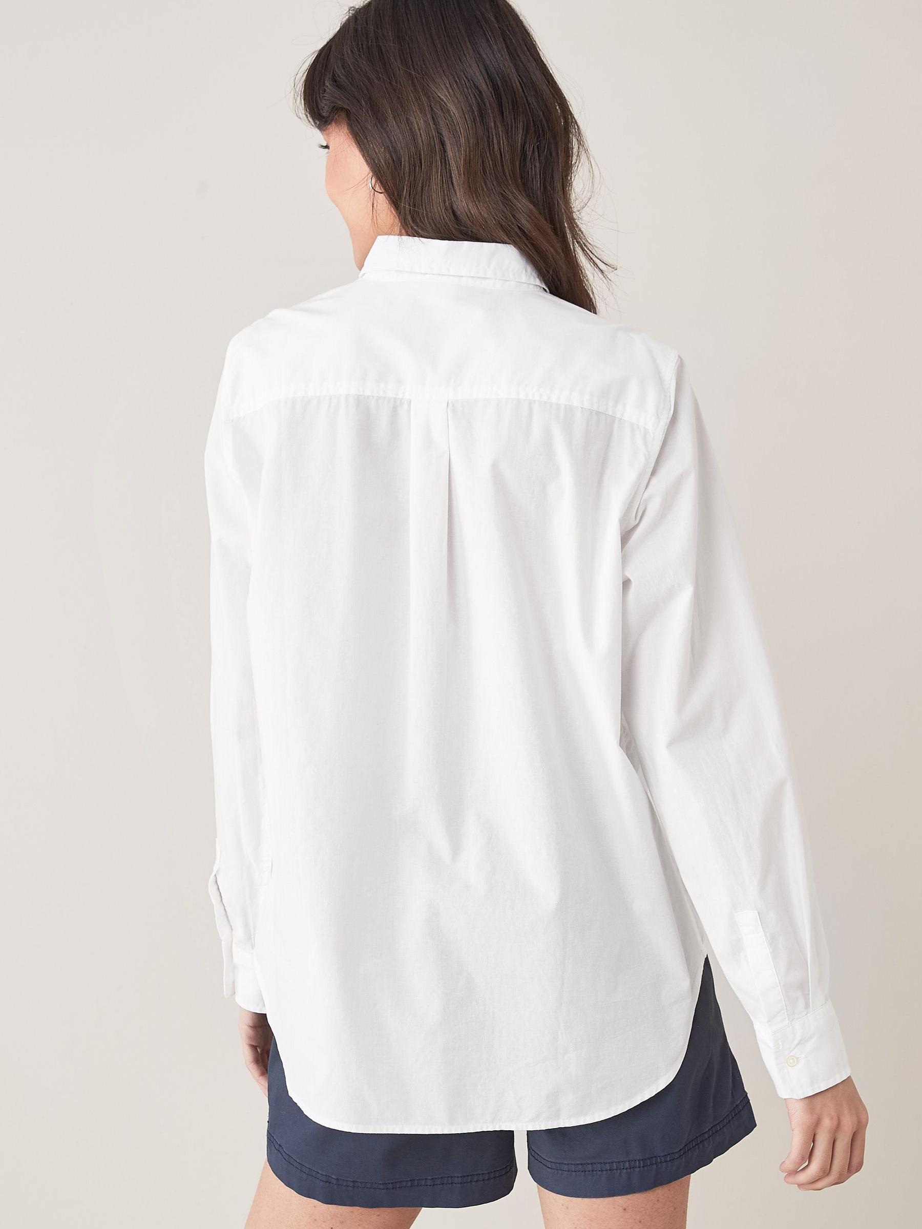 White Stripe Long Sleeve Shirt - Image 2 of 4