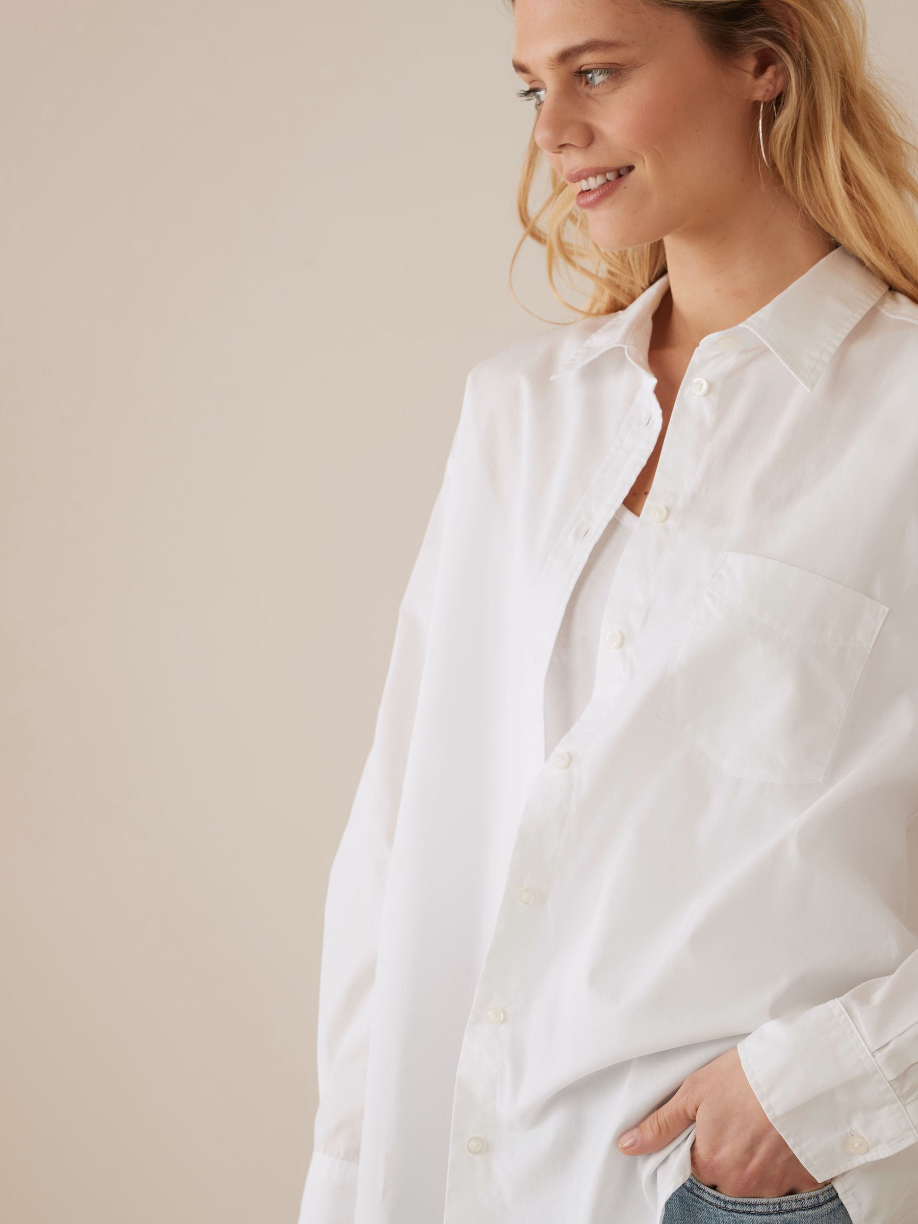 Organic Cotton Oversized Shirt - Image 2 of 6
