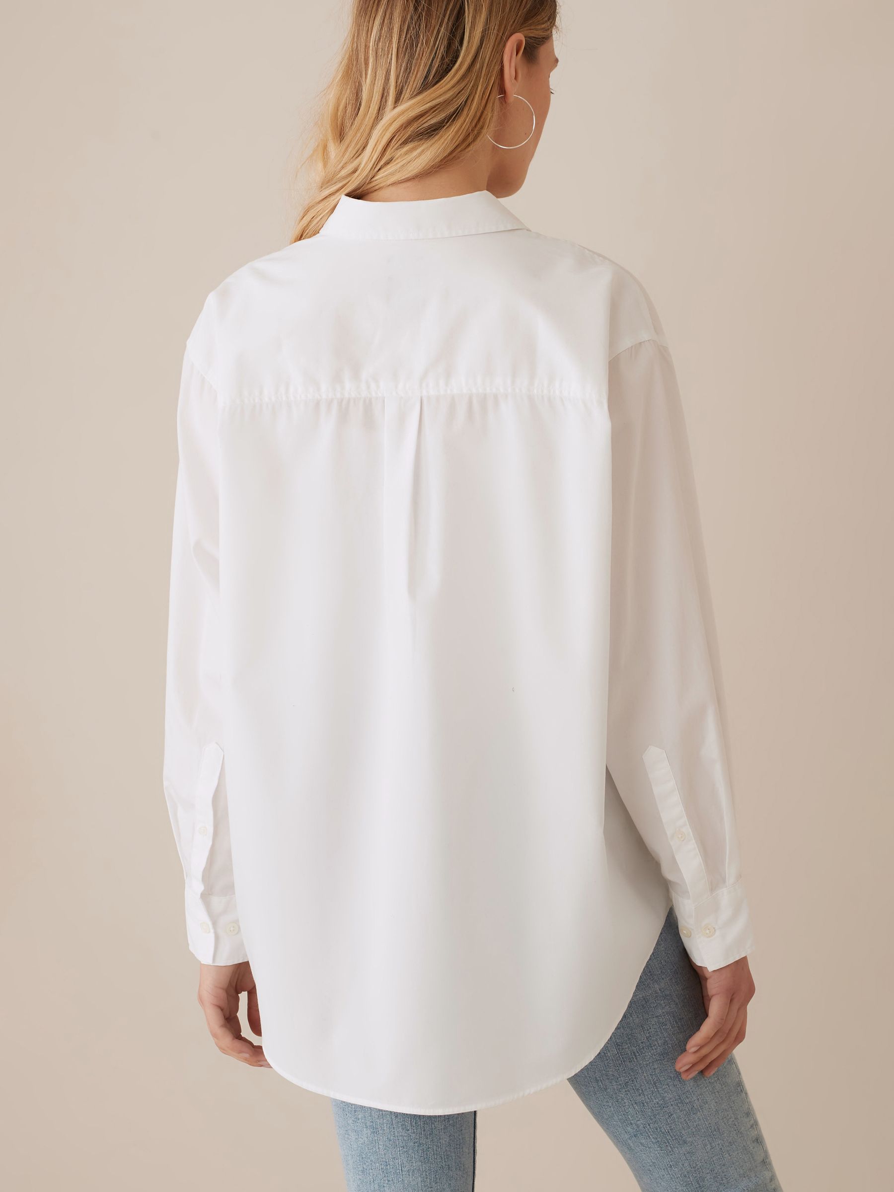 Organic Cotton Oversized Shirt - Image 4 of 6