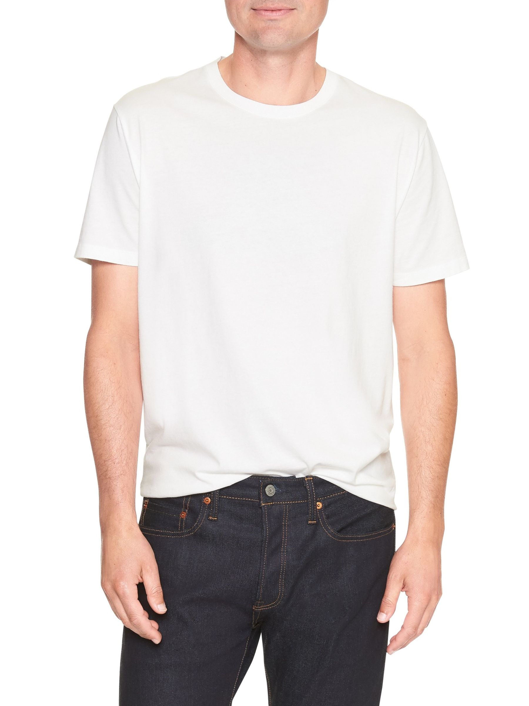 White Everyday Short Sleeve Crew Neck T-Shirt - Image 1 of 1